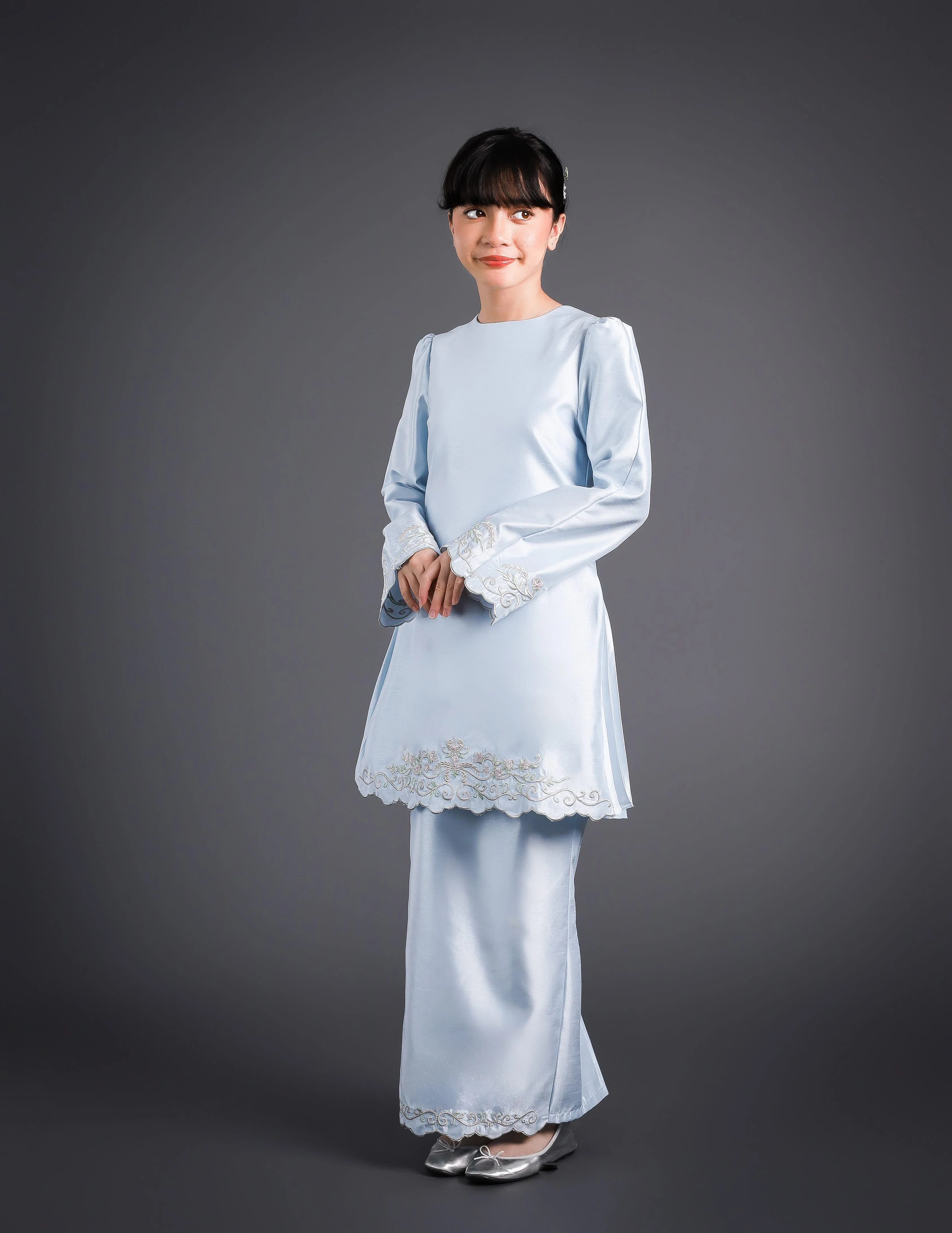 MELATI KURUNG KIDS (BABY BLUE) - Image 3