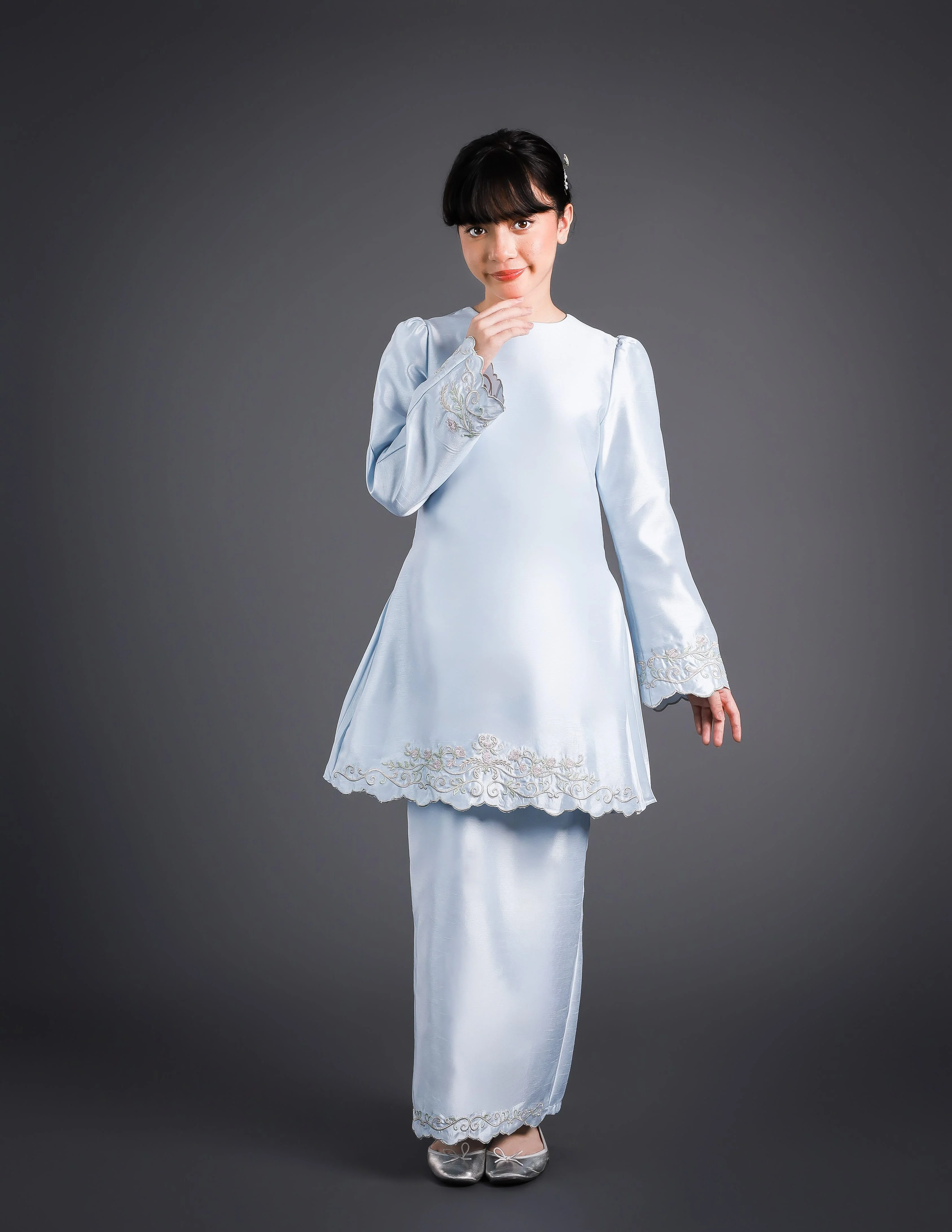 MELATI KURUNG KIDS (BABY BLUE) - Image 4