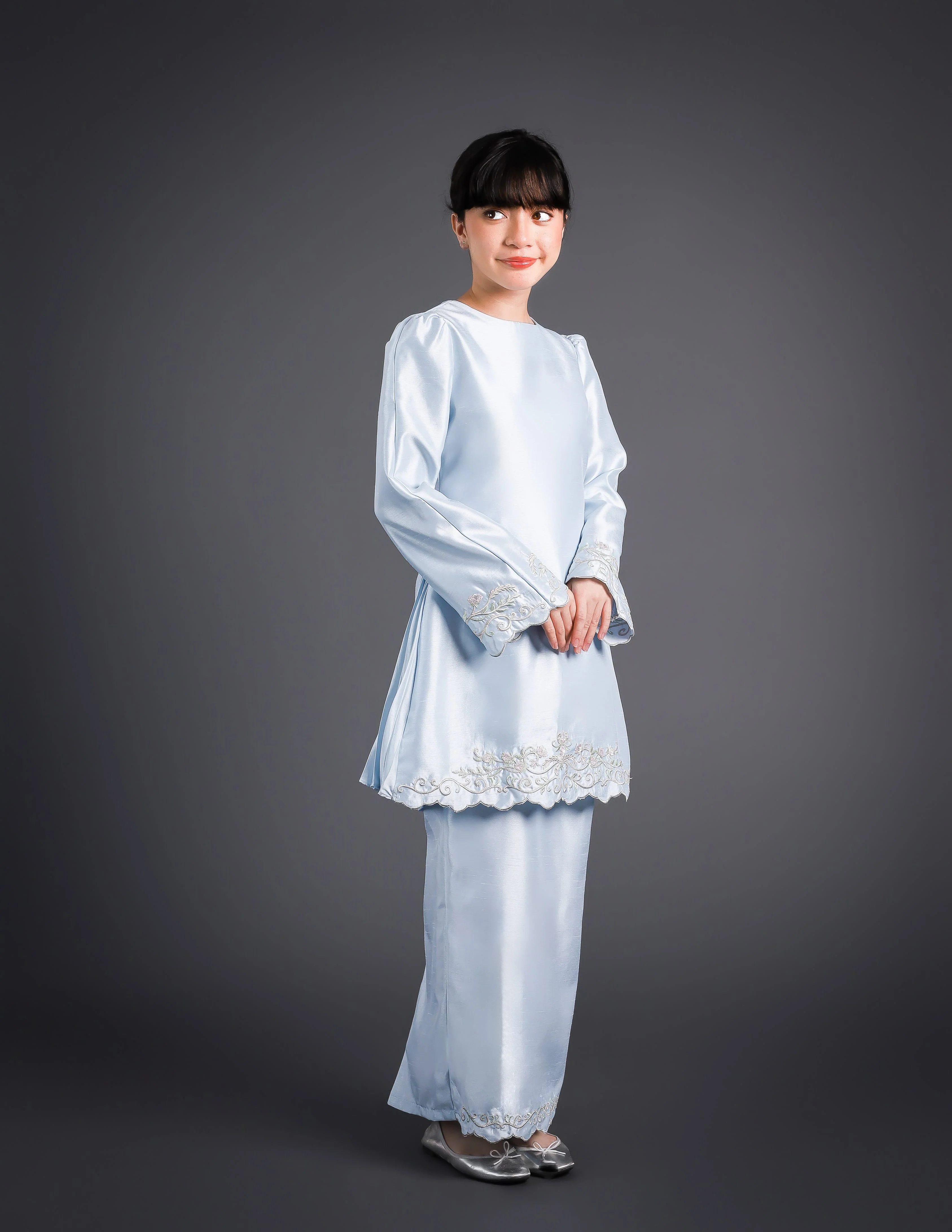 MELATI KURUNG KIDS (BABY BLUE) - Image 5