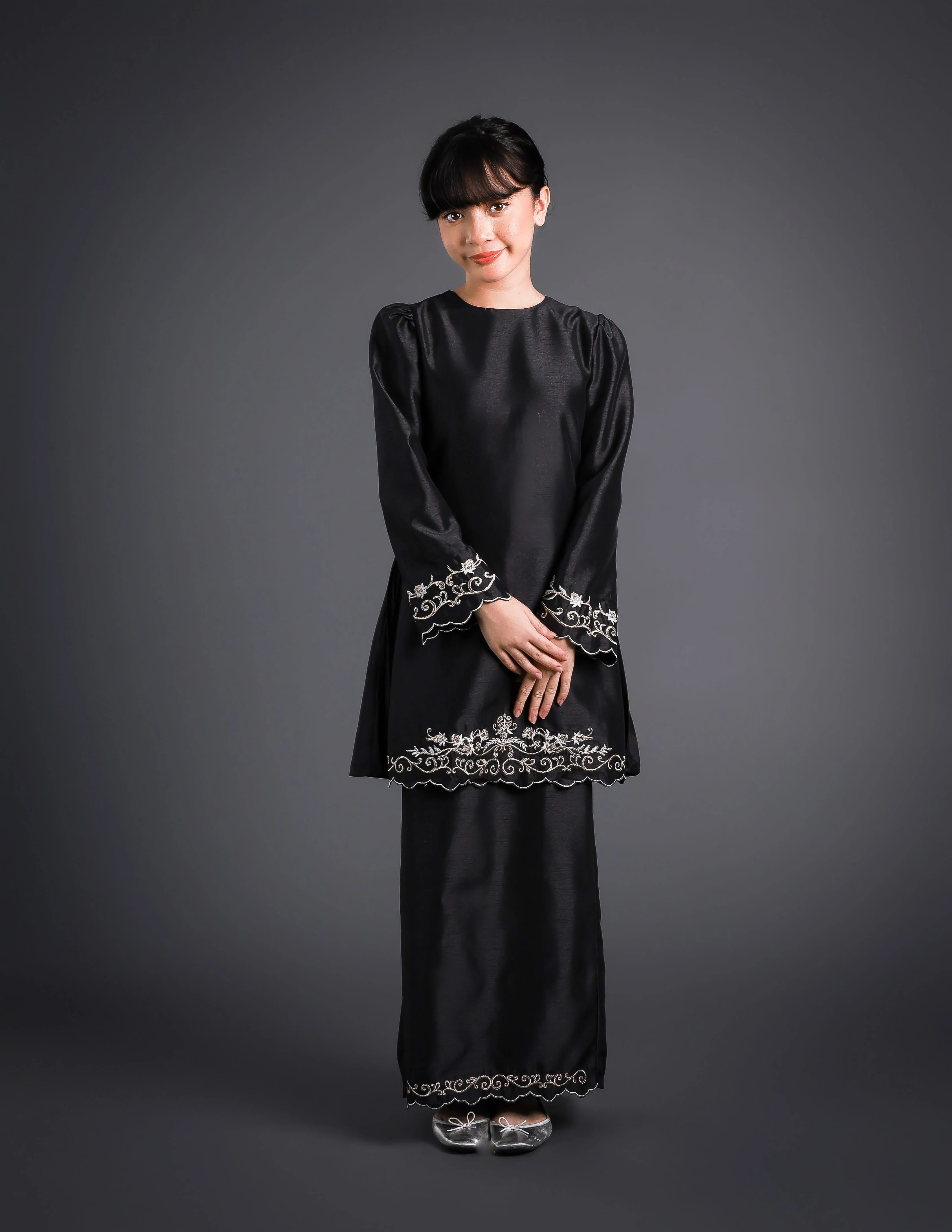 MELATI KURUNG KIDS (BLACK) - Image 4