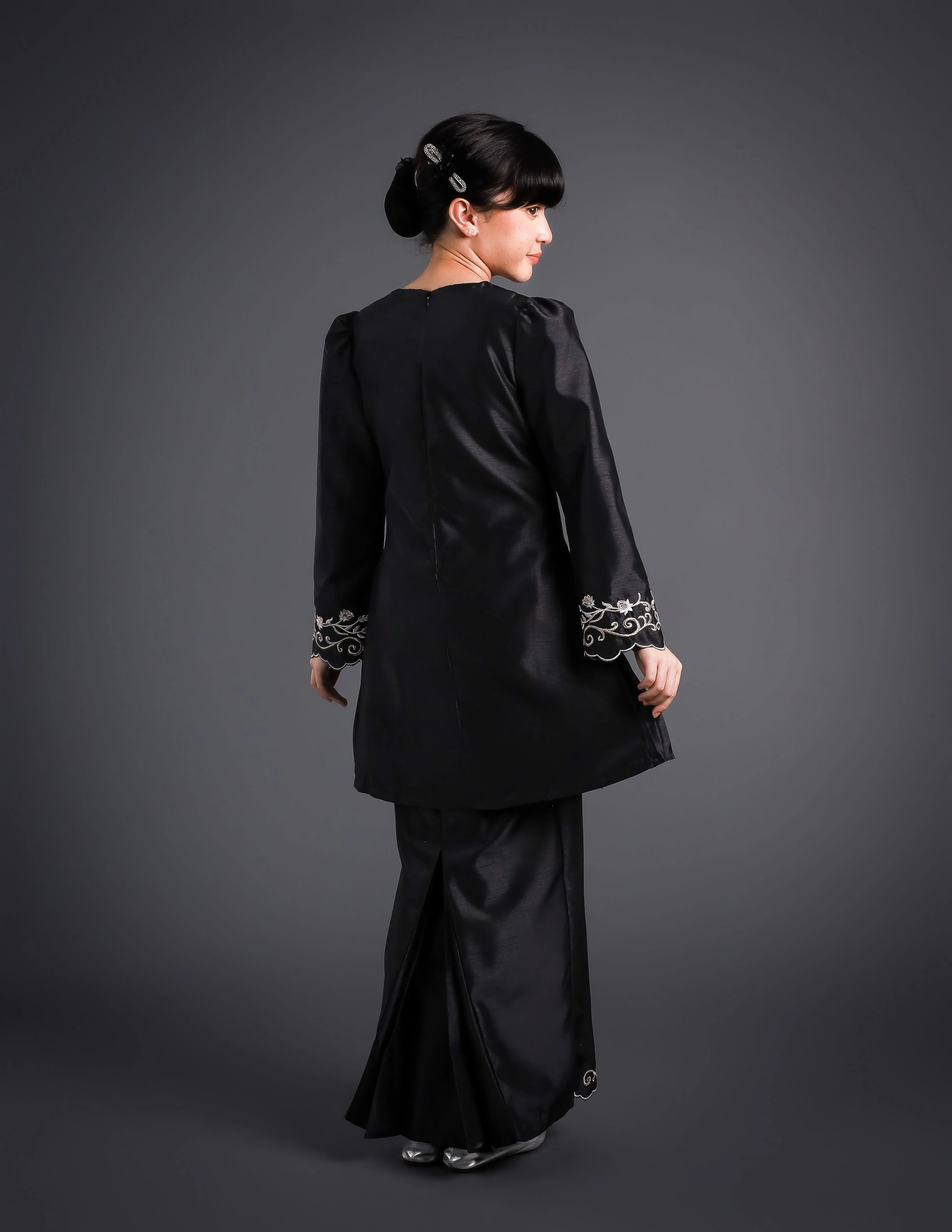 MELATI KURUNG KIDS (BLACK) - Image 6