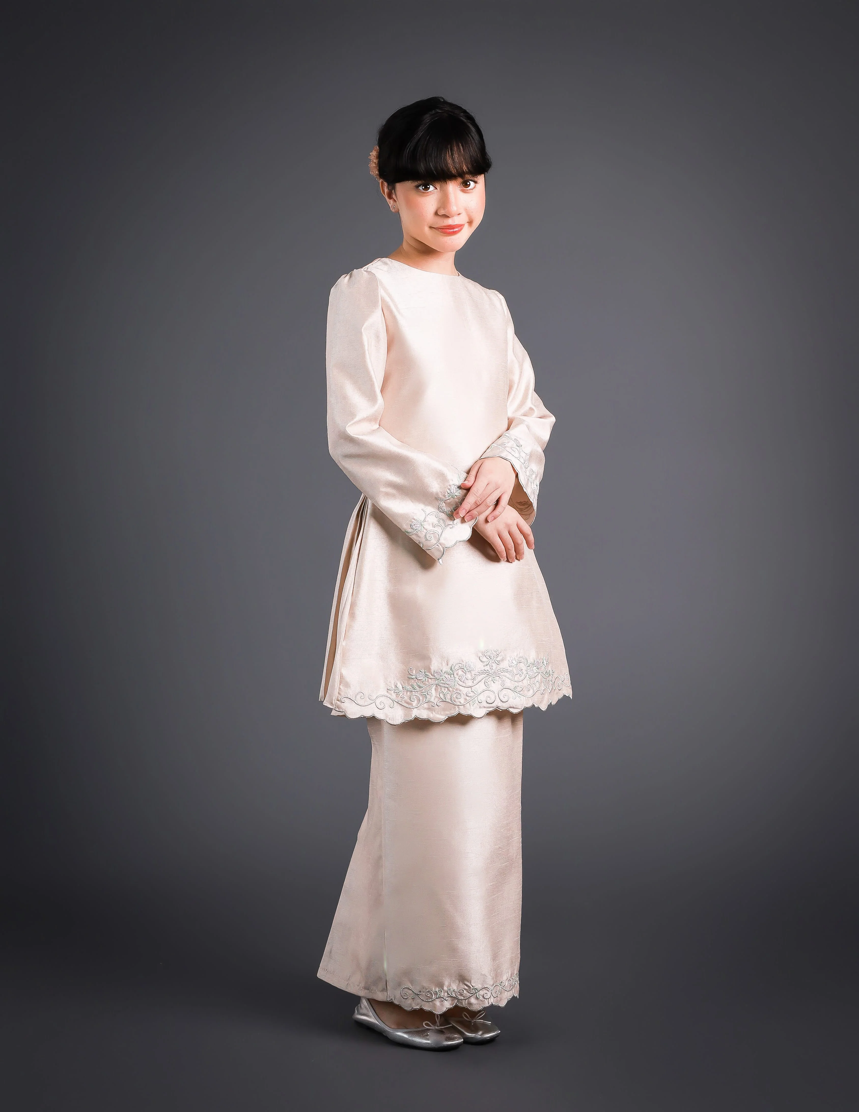 MELATI KURUNG KIDS (CHAMPAGNE) - Image 4