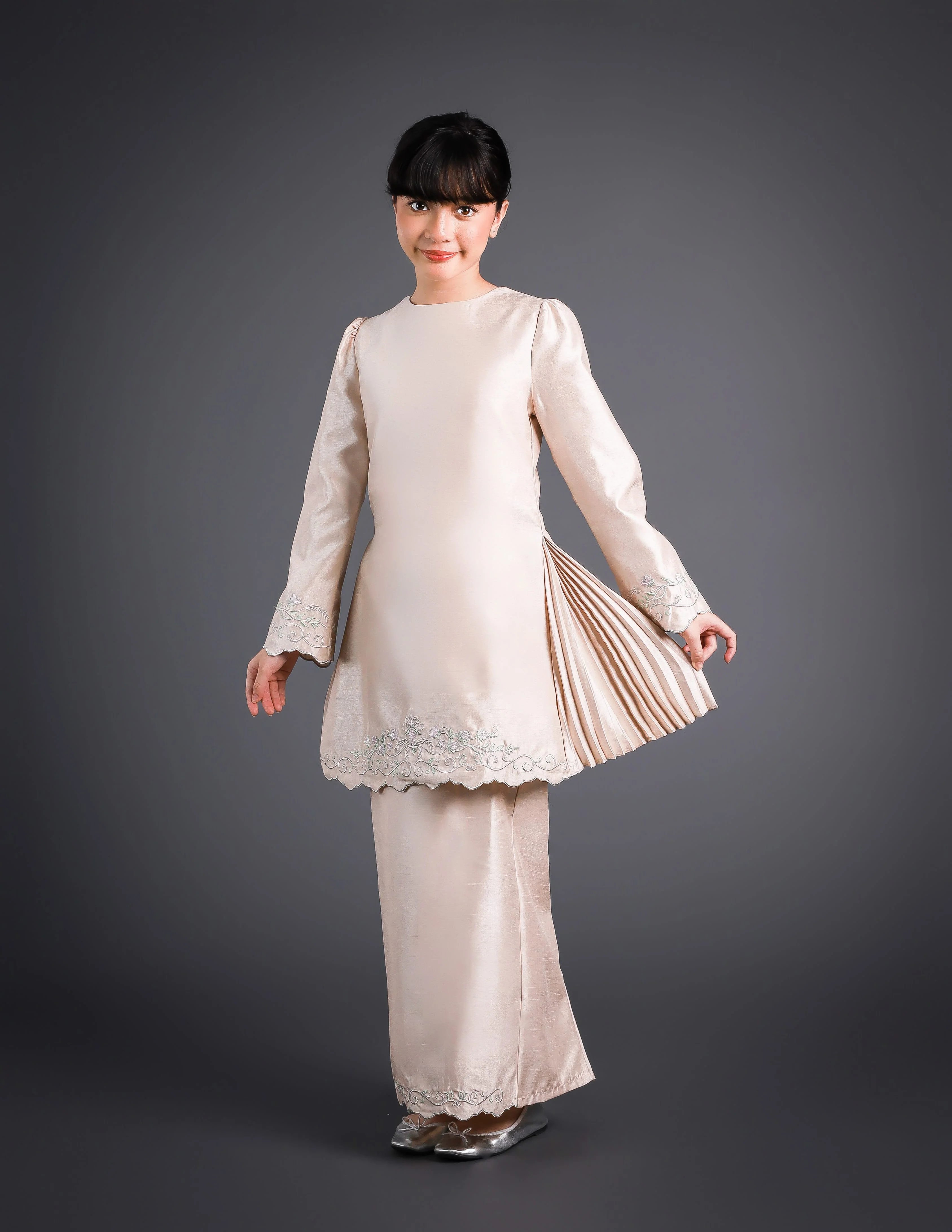 MELATI KURUNG KIDS (CHAMPAGNE) - Image 5