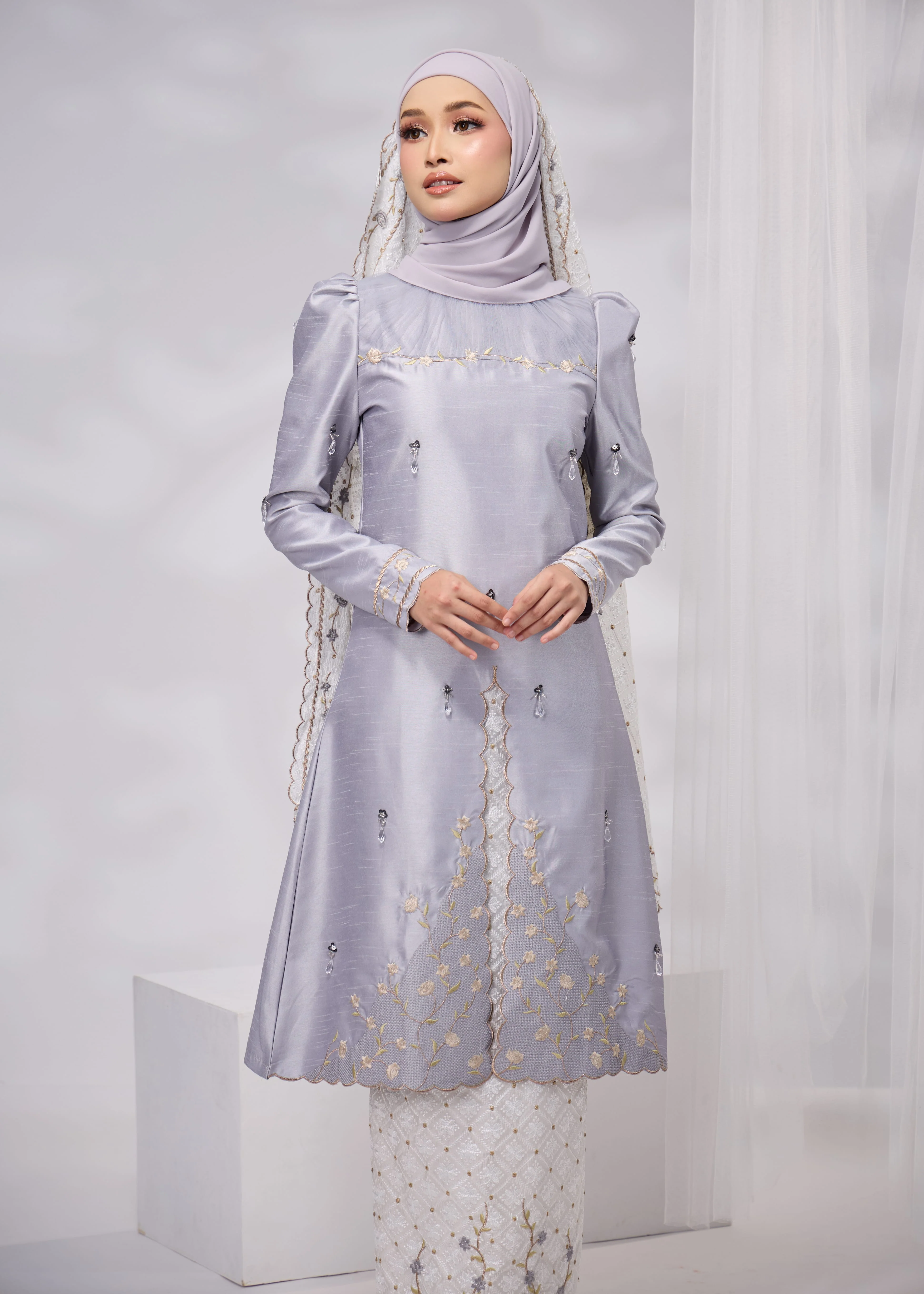 MINOR DEFECT ALANNA KURUNG (GREY) - Image 3