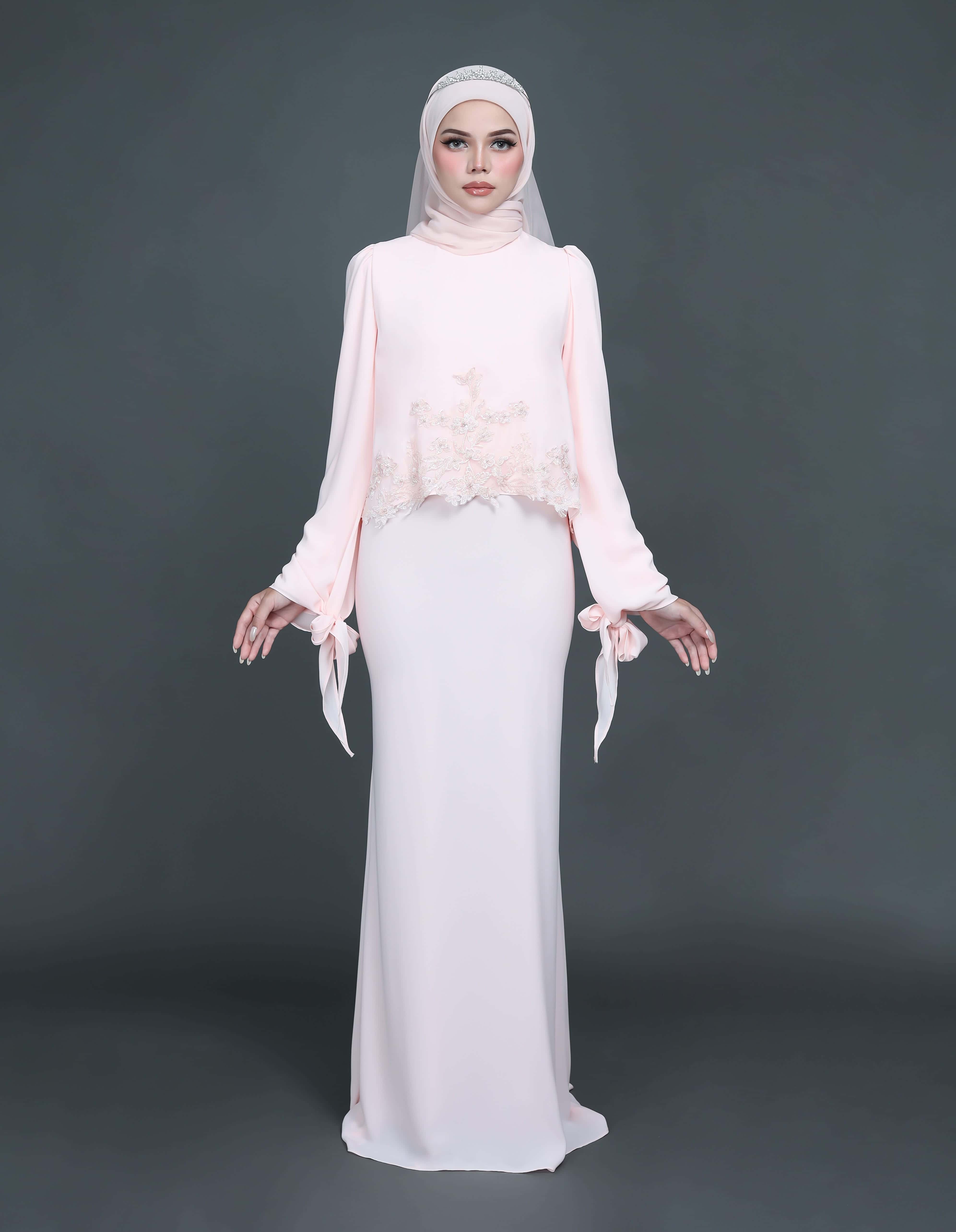 ARALYN DRESS (PEACH) - Image 3