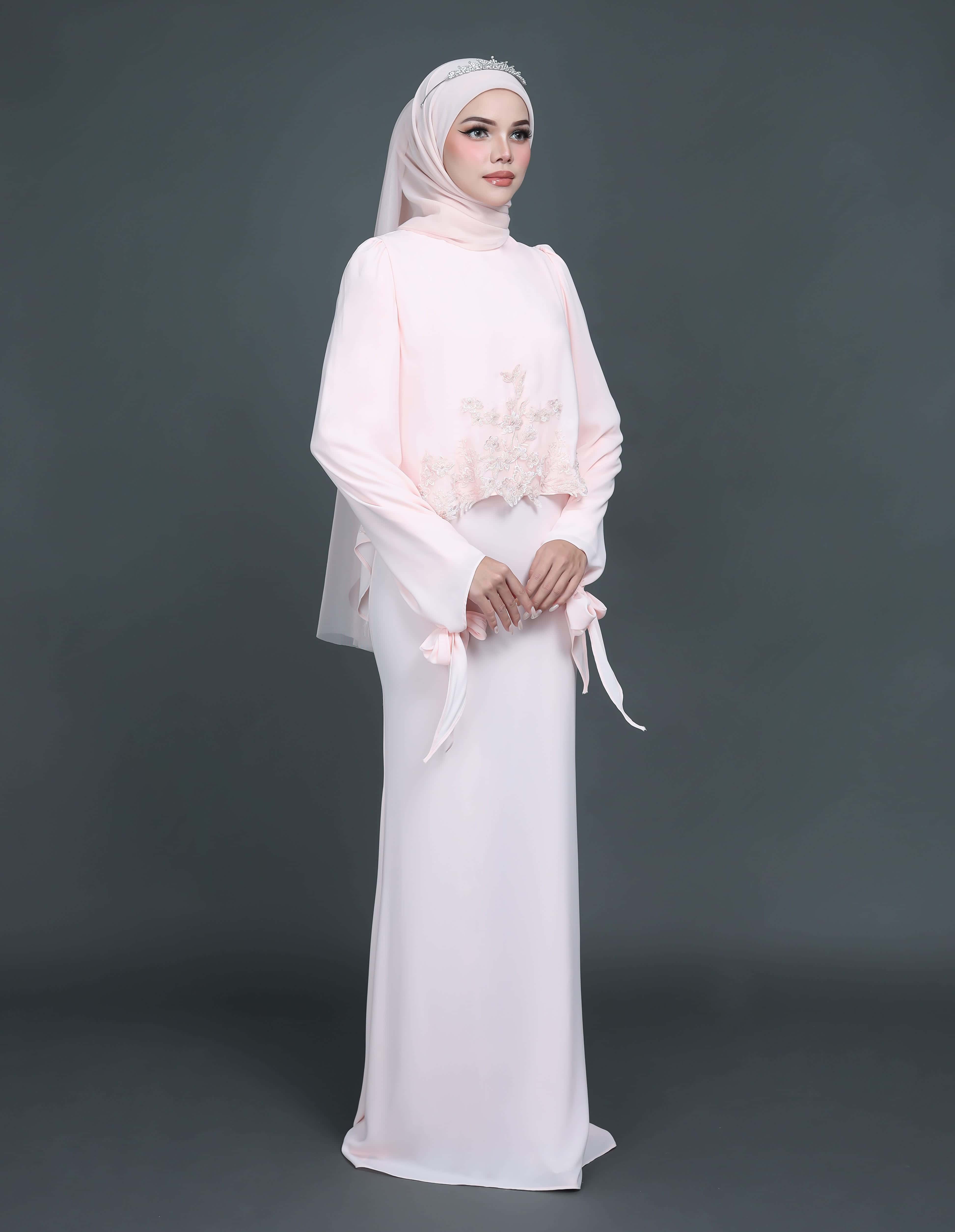 ARALYN DRESS (PEACH) - Image 4