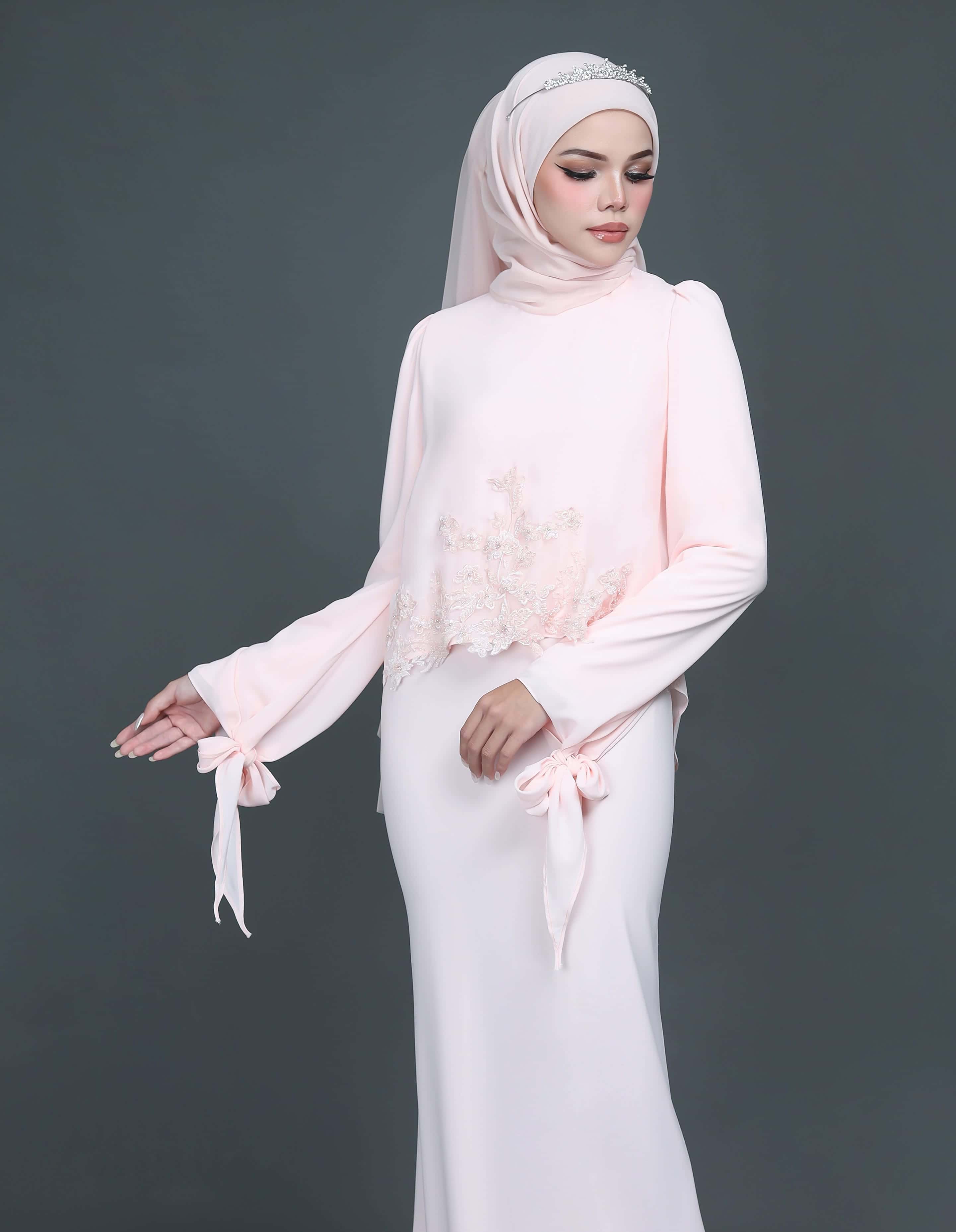 ARALYN DRESS (PEACH) - Image 6