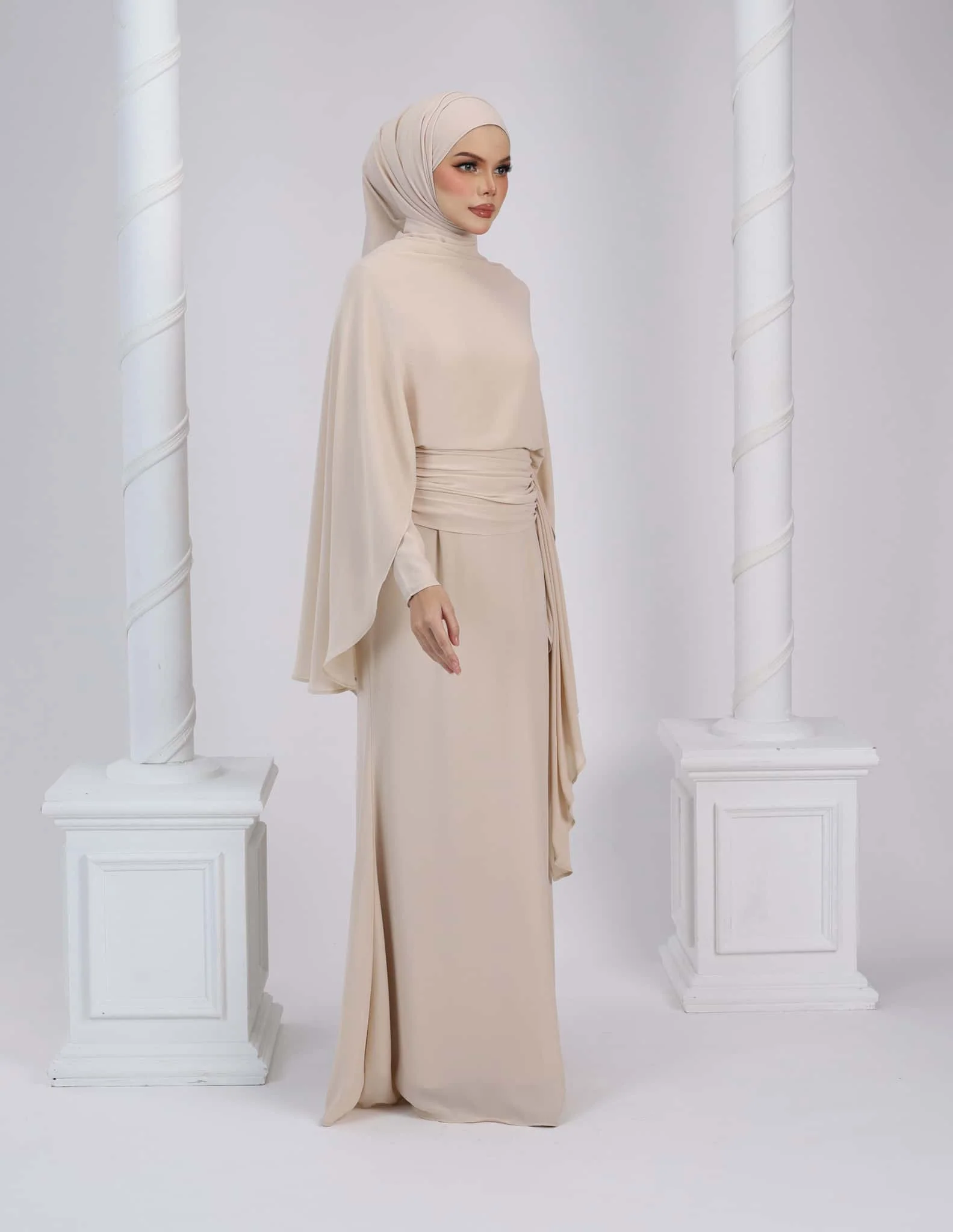 HYRA DRESS (CHAMPAGNE) - Image 5