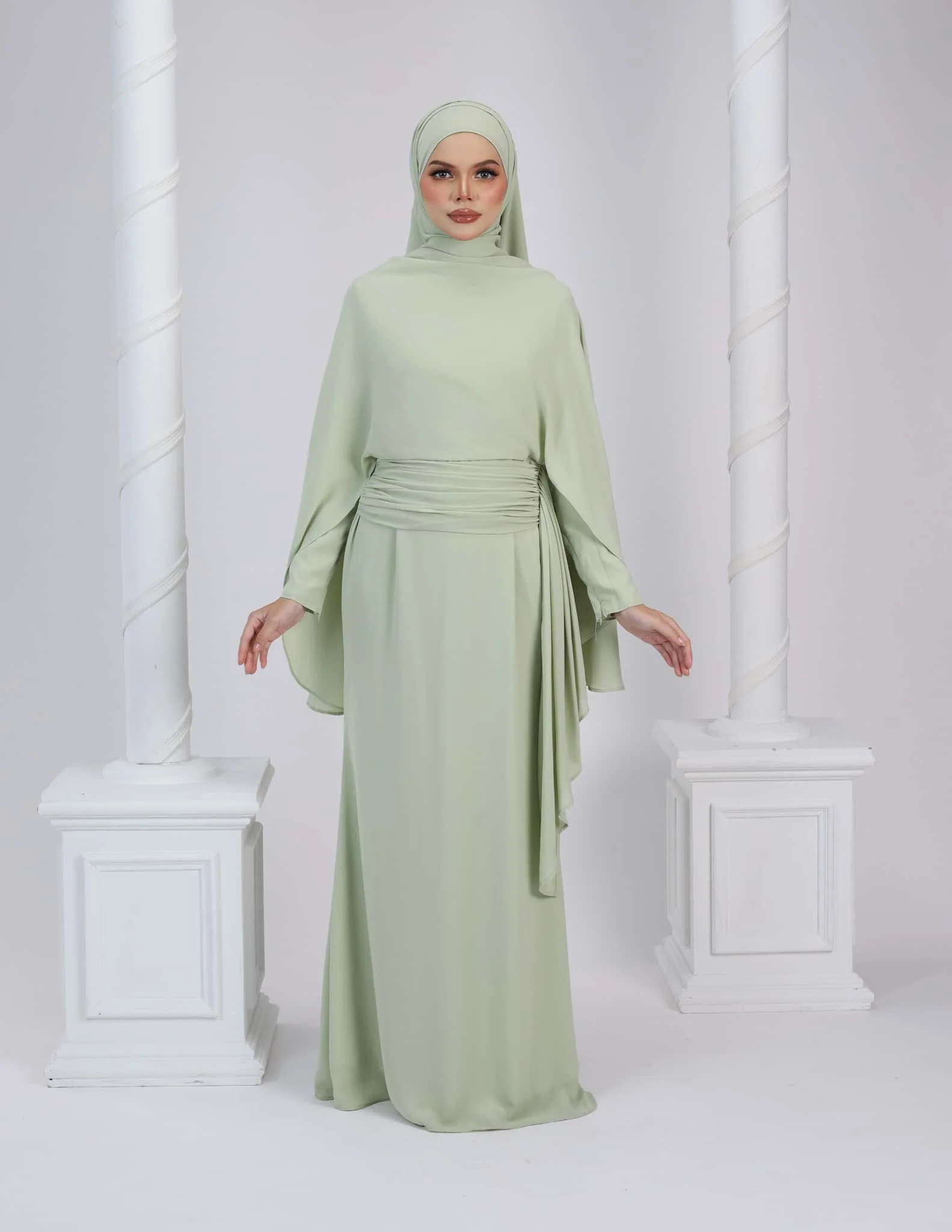 HYRA DRESS (GREEN TEA) - Image 3