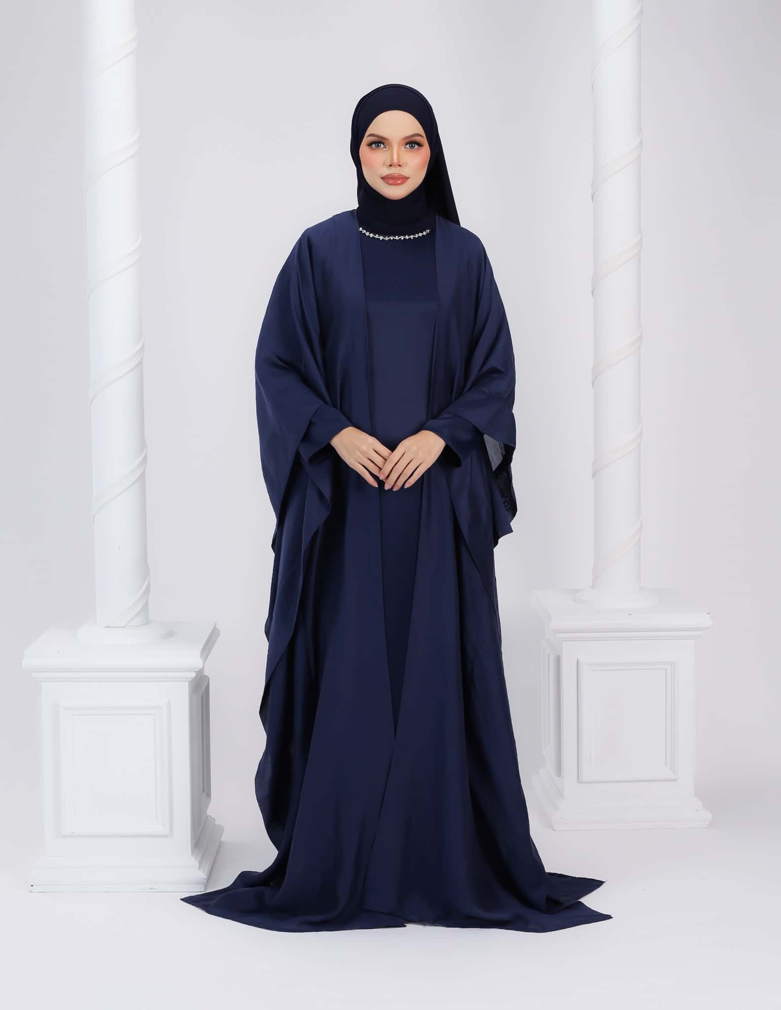 MARYA ABAYA (NAVY BLUE) - Image 5