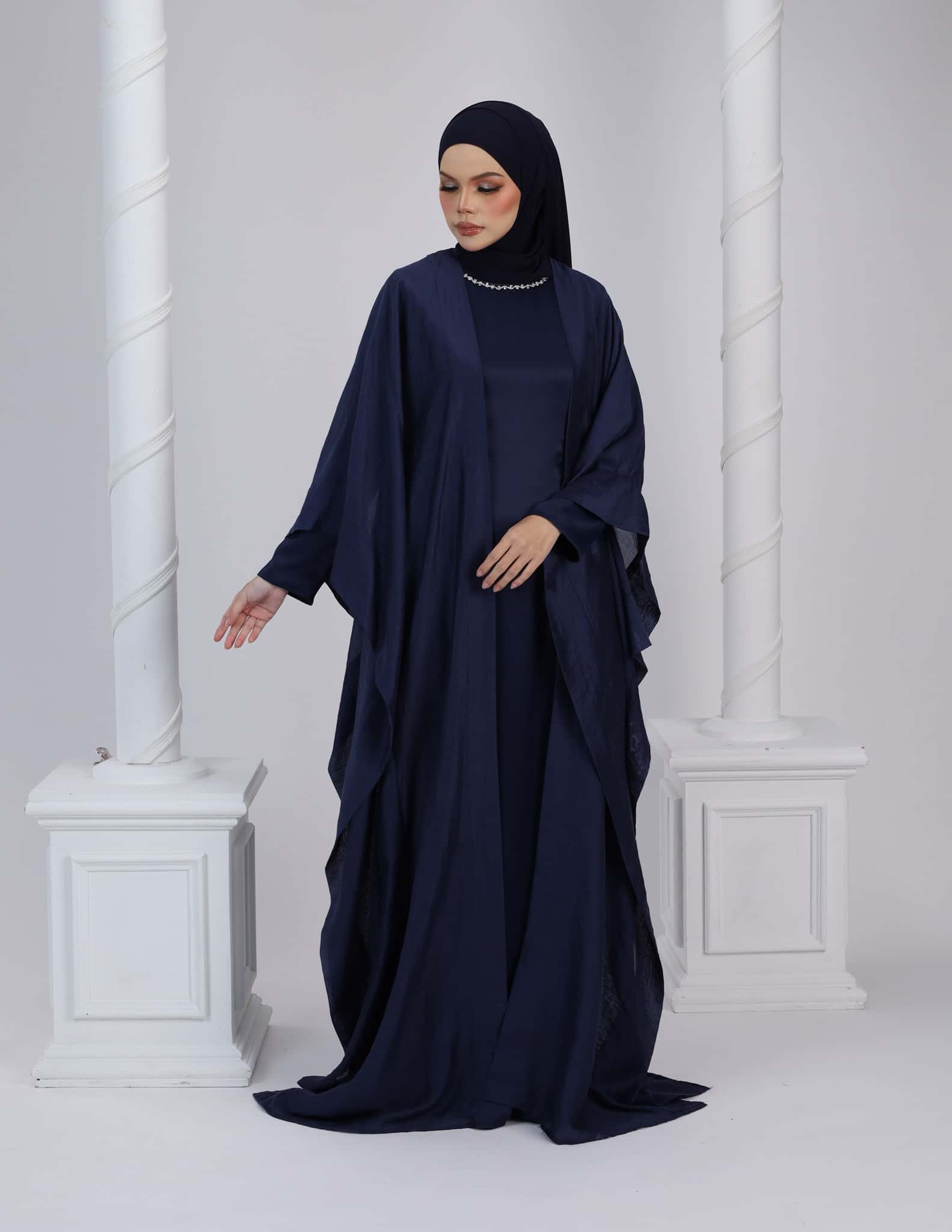 MARYA ABAYA (NAVY BLUE) - Image 3