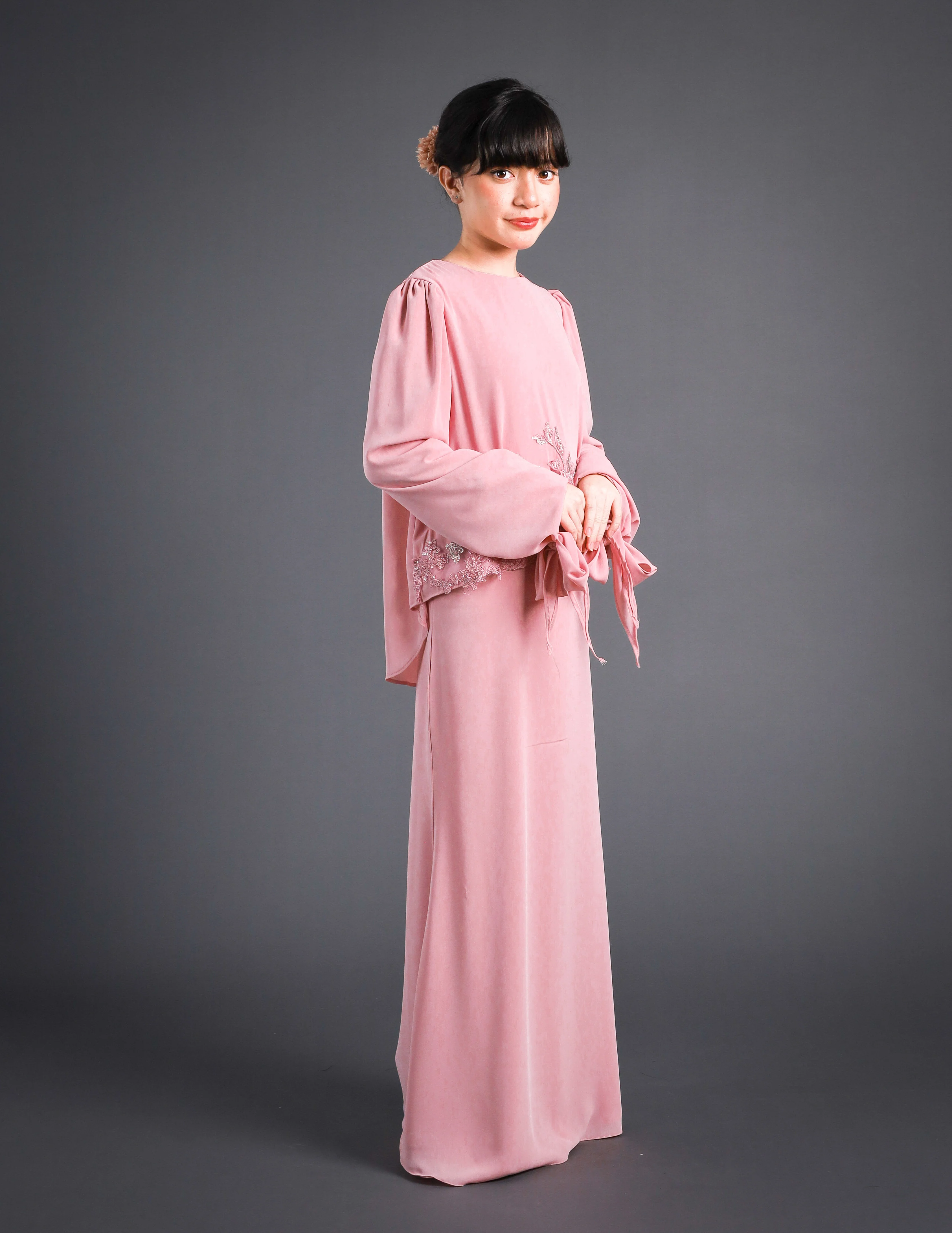 NERISSA KURUNG KIDS (DUSTY PINK) - Image 3