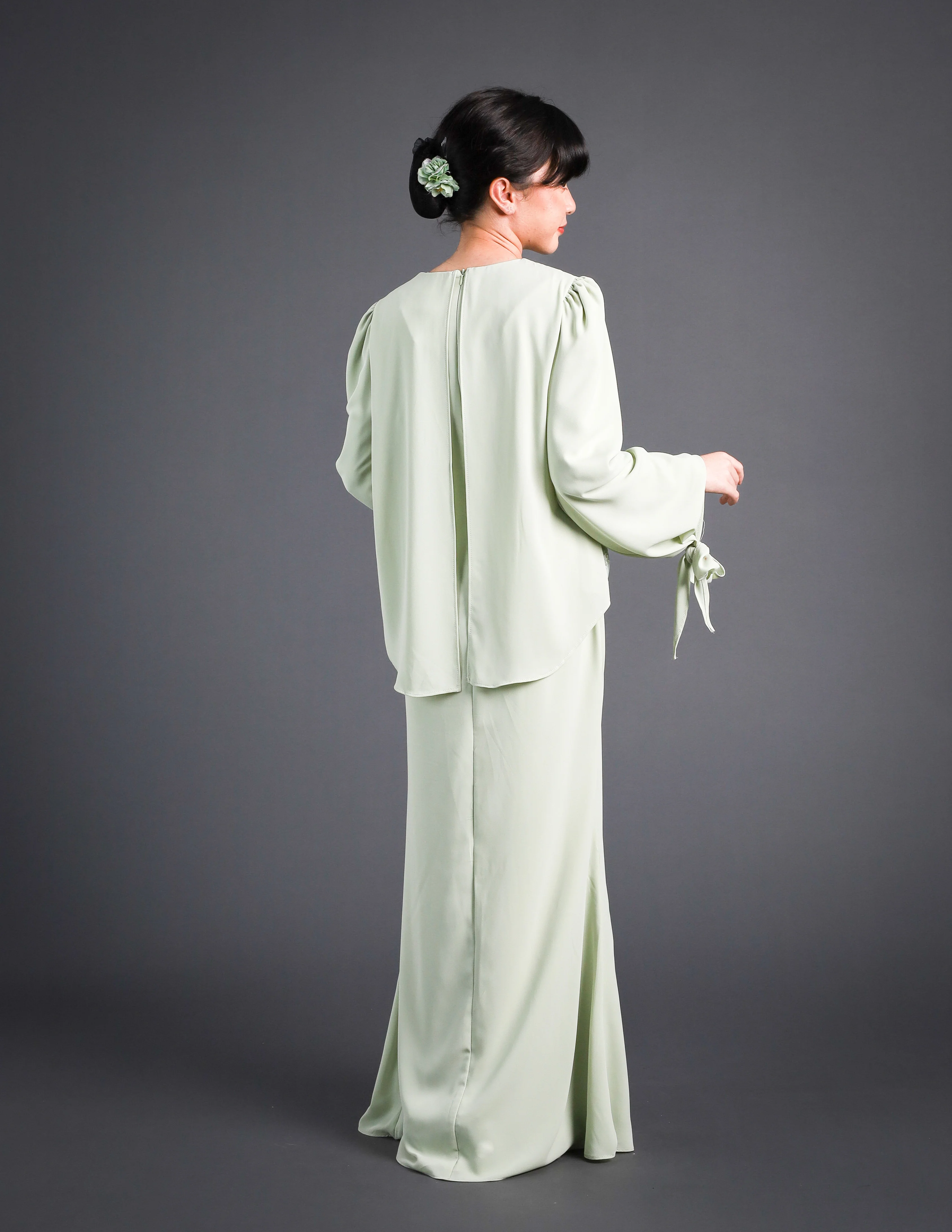 NERISSA KURUNG KIDS (GREEN TEA) - Image 6