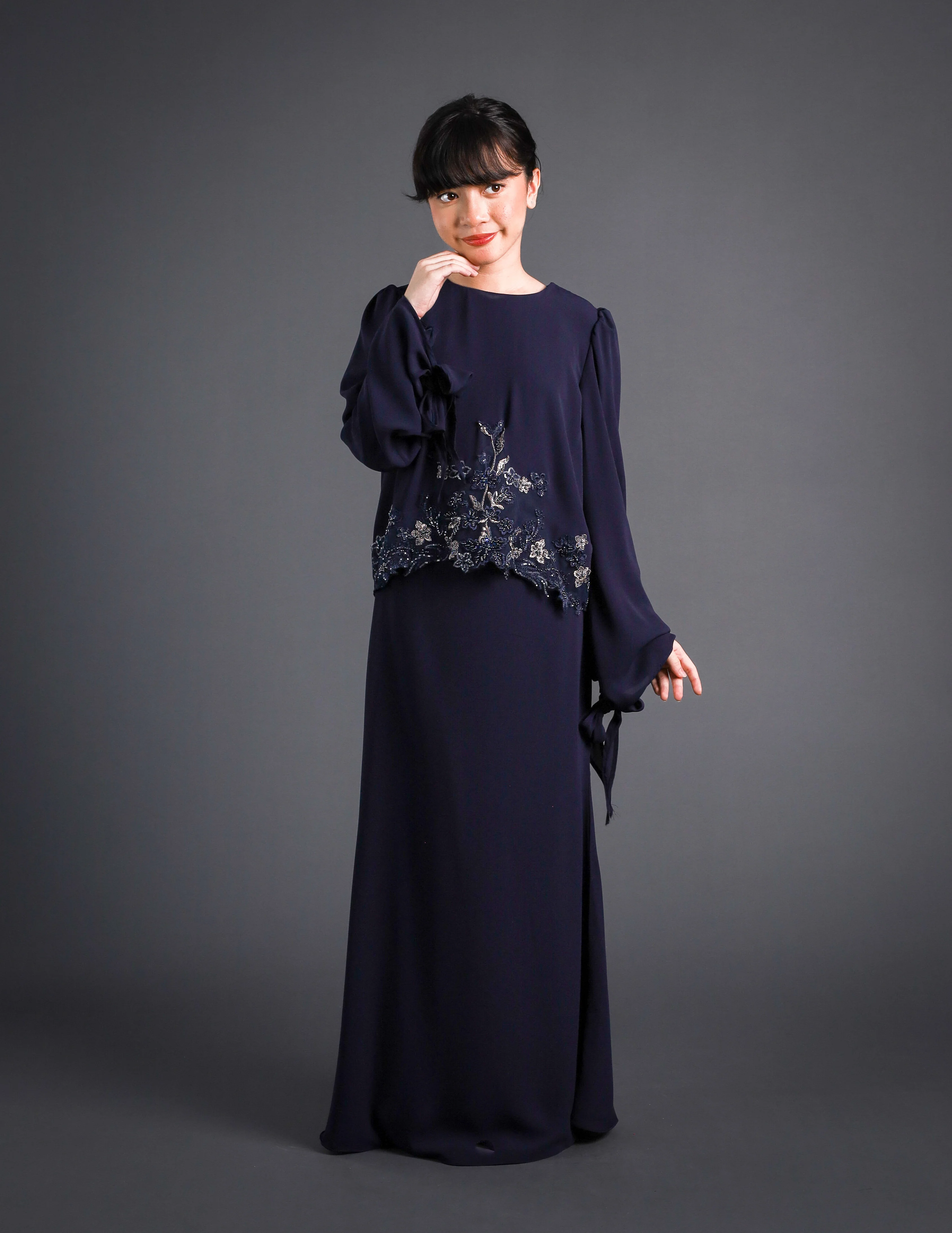 NERISSA KURUNG KIDS (NAVY BLUE) - Image 5