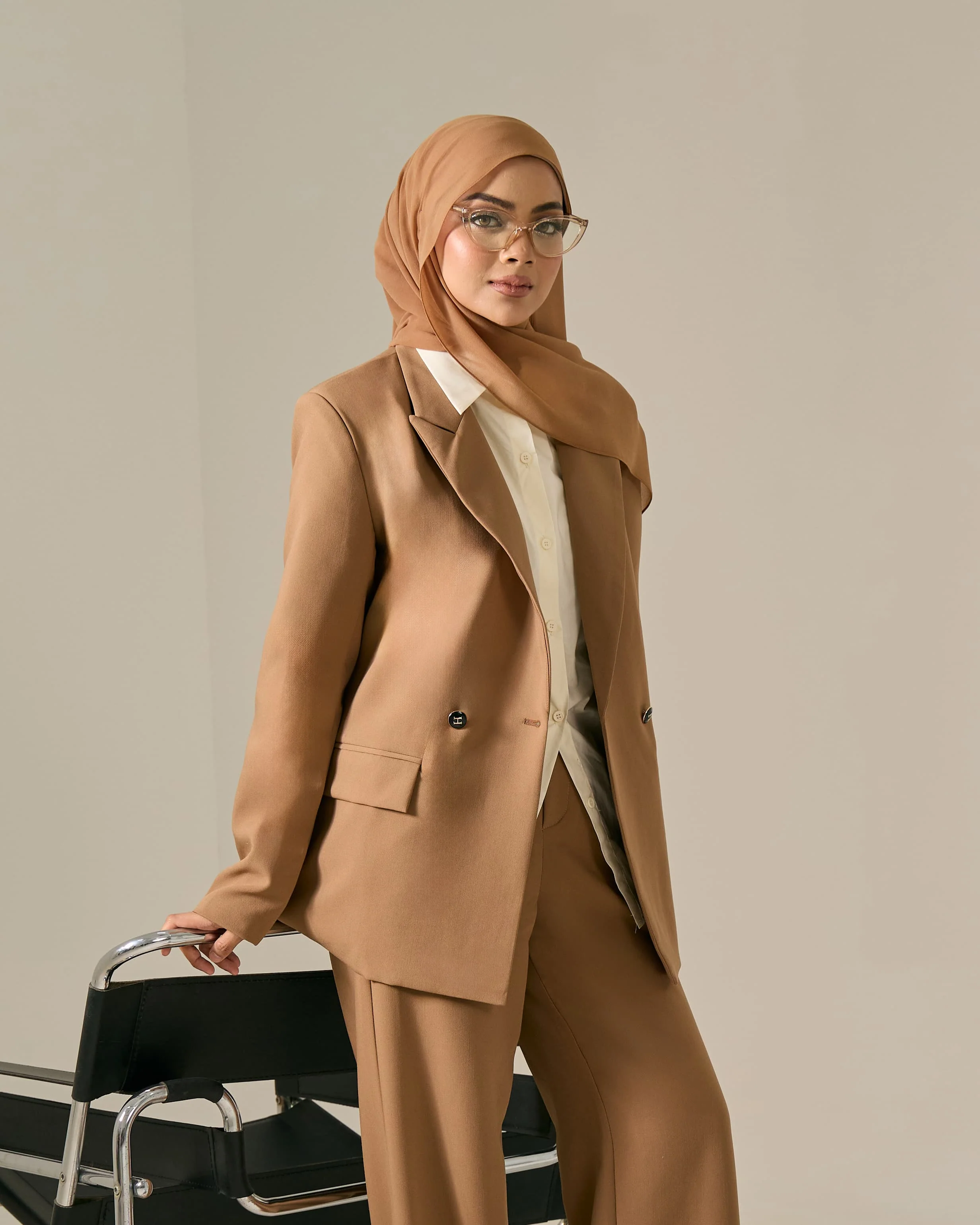 NYRA BLAZER (BROWN) - Image 3