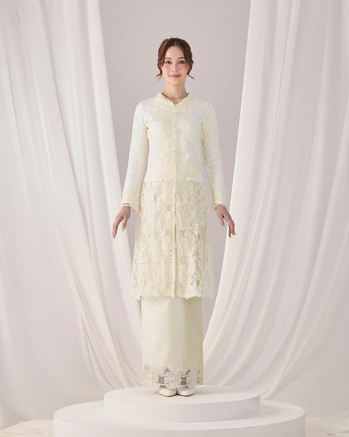 QAIRINA KURUNG (LIGHT YELLOW) - Image 3