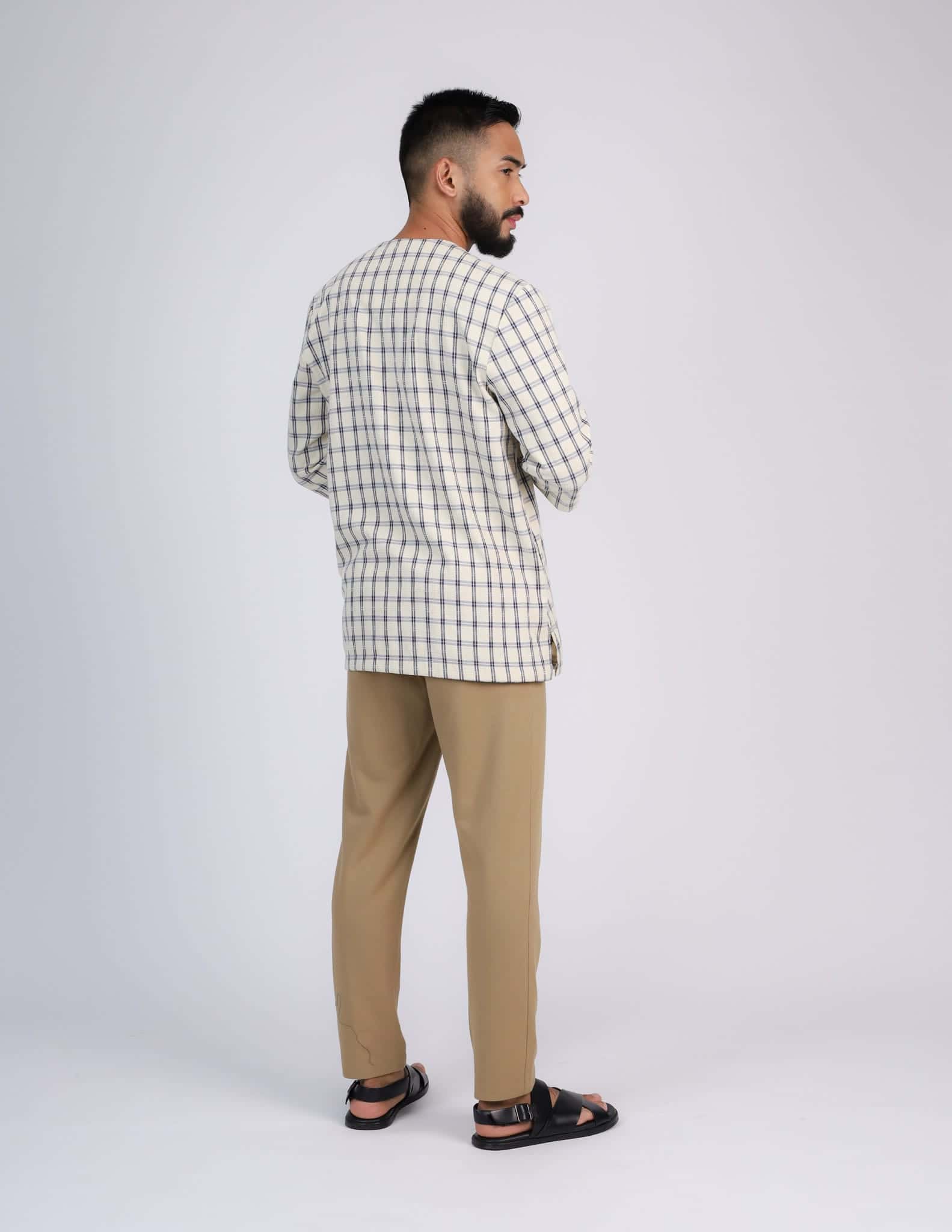 QUDS KURTA (NAVY BLUE) - Image 5