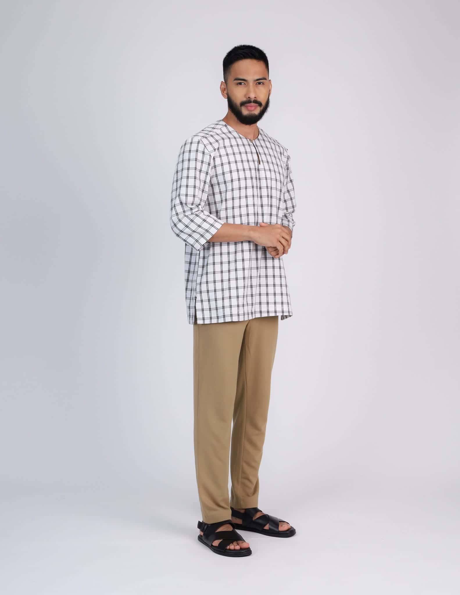 QUDS KURTA (WHITE) - Image 4