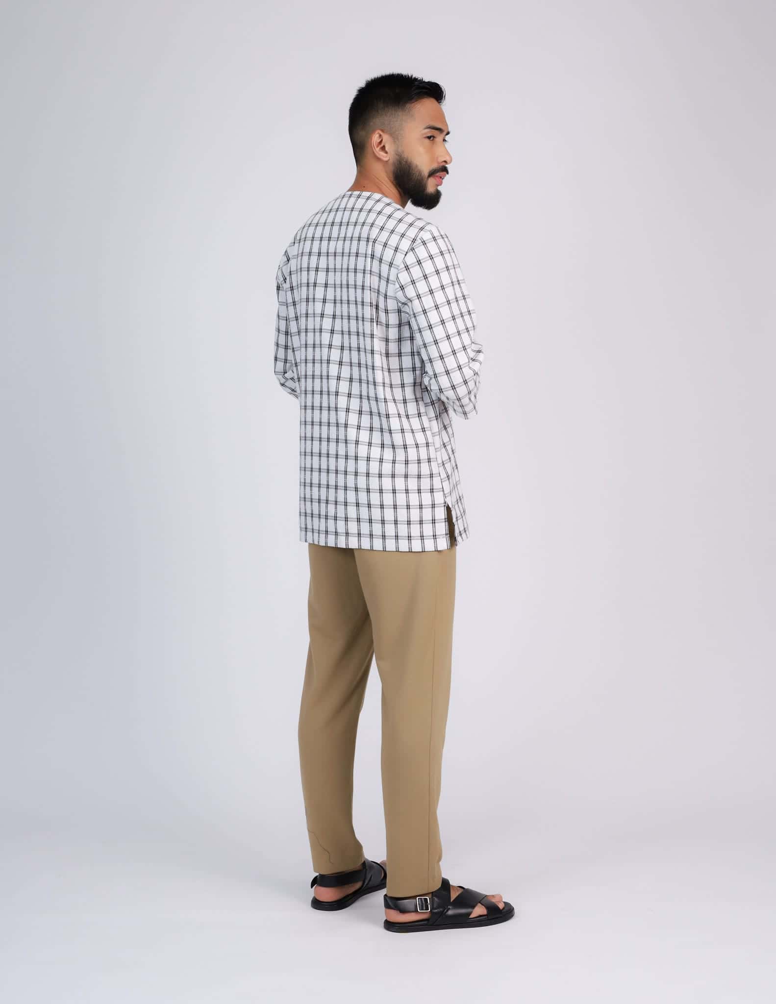 QUDS KURTA (WHITE) - Image 5