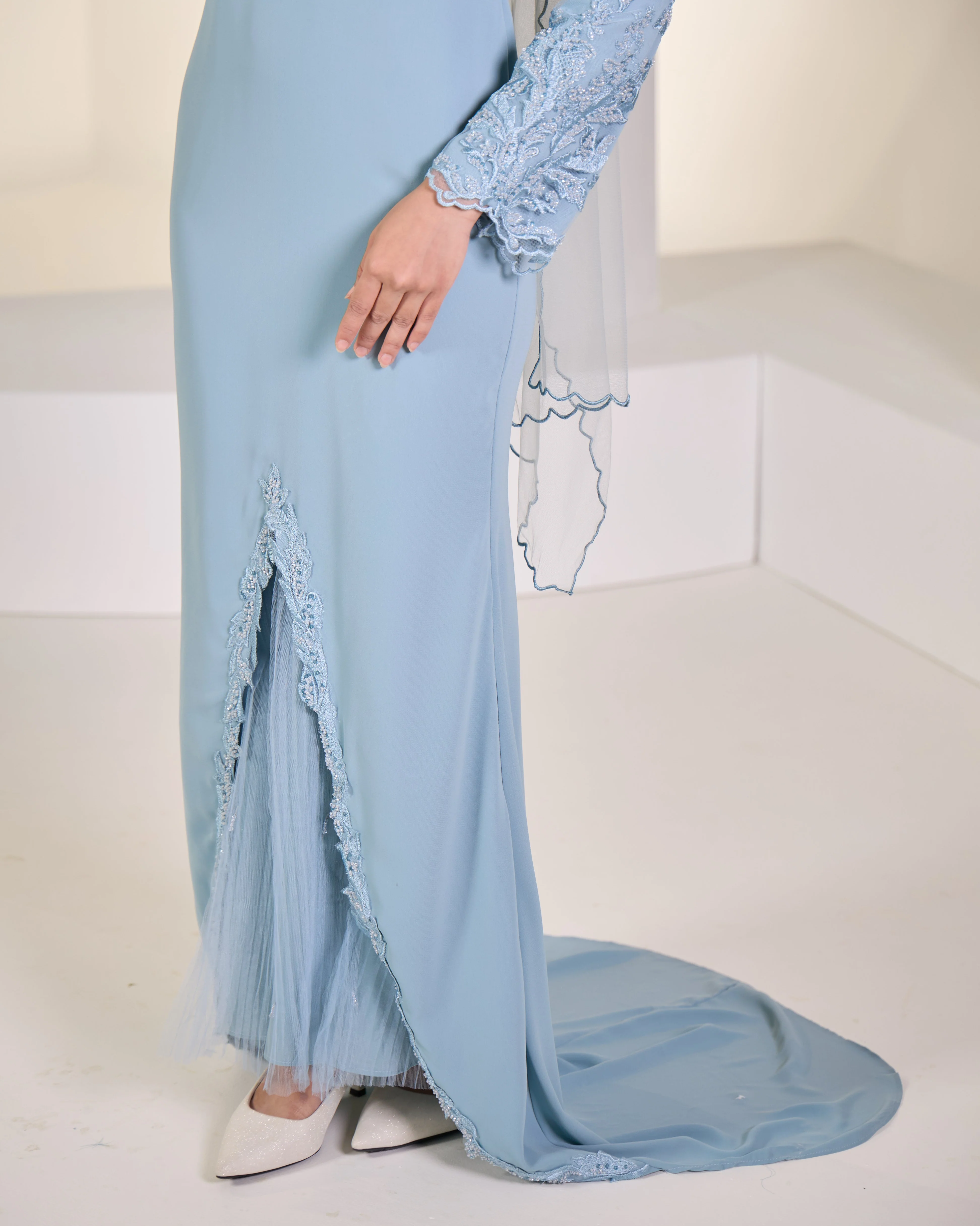 SKYLAR BRIDE DRESS (MISTY BLUE) - Image 3