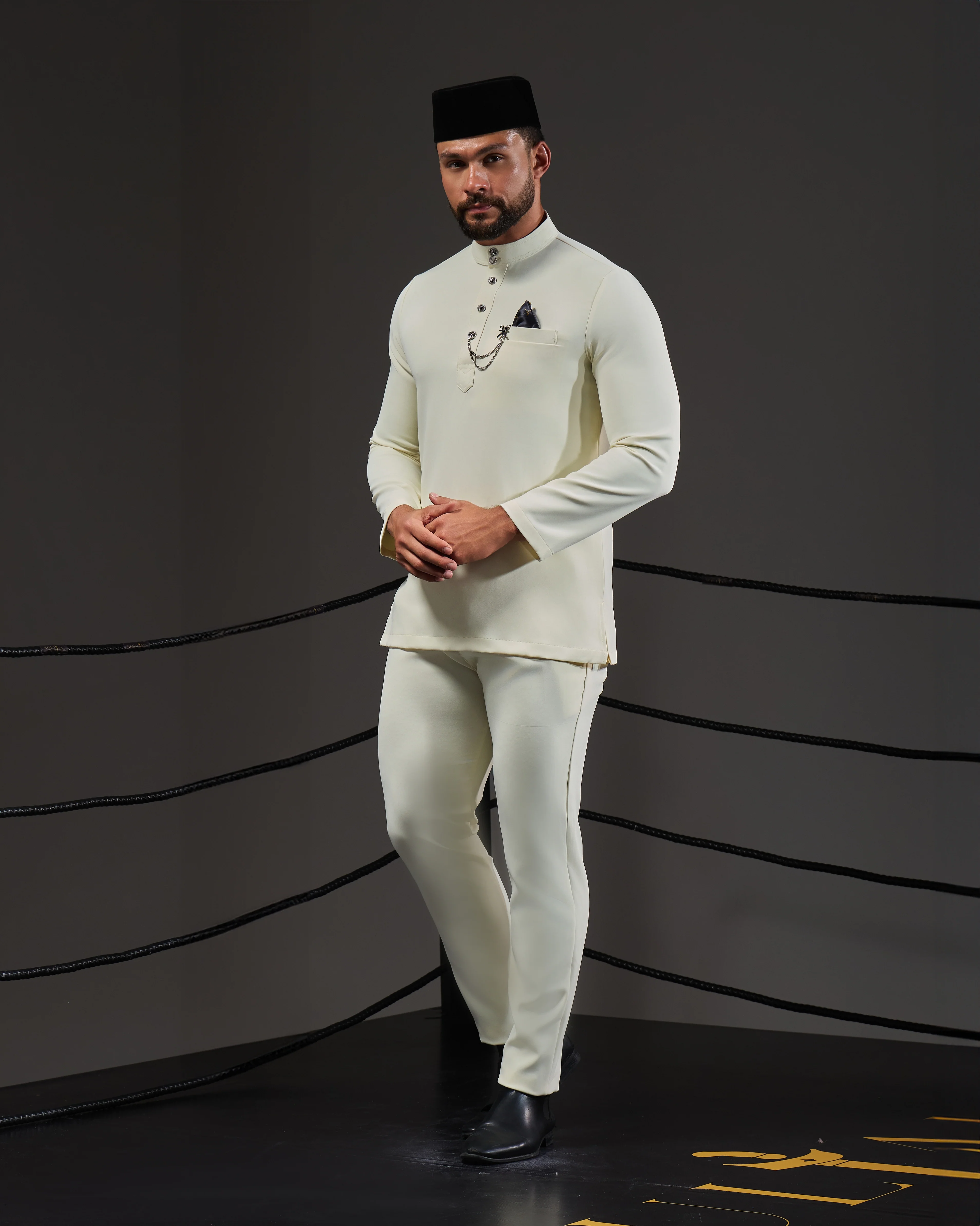 SOULTAN BAJU MELAYU (LIGHT YELLOW) - Image 3