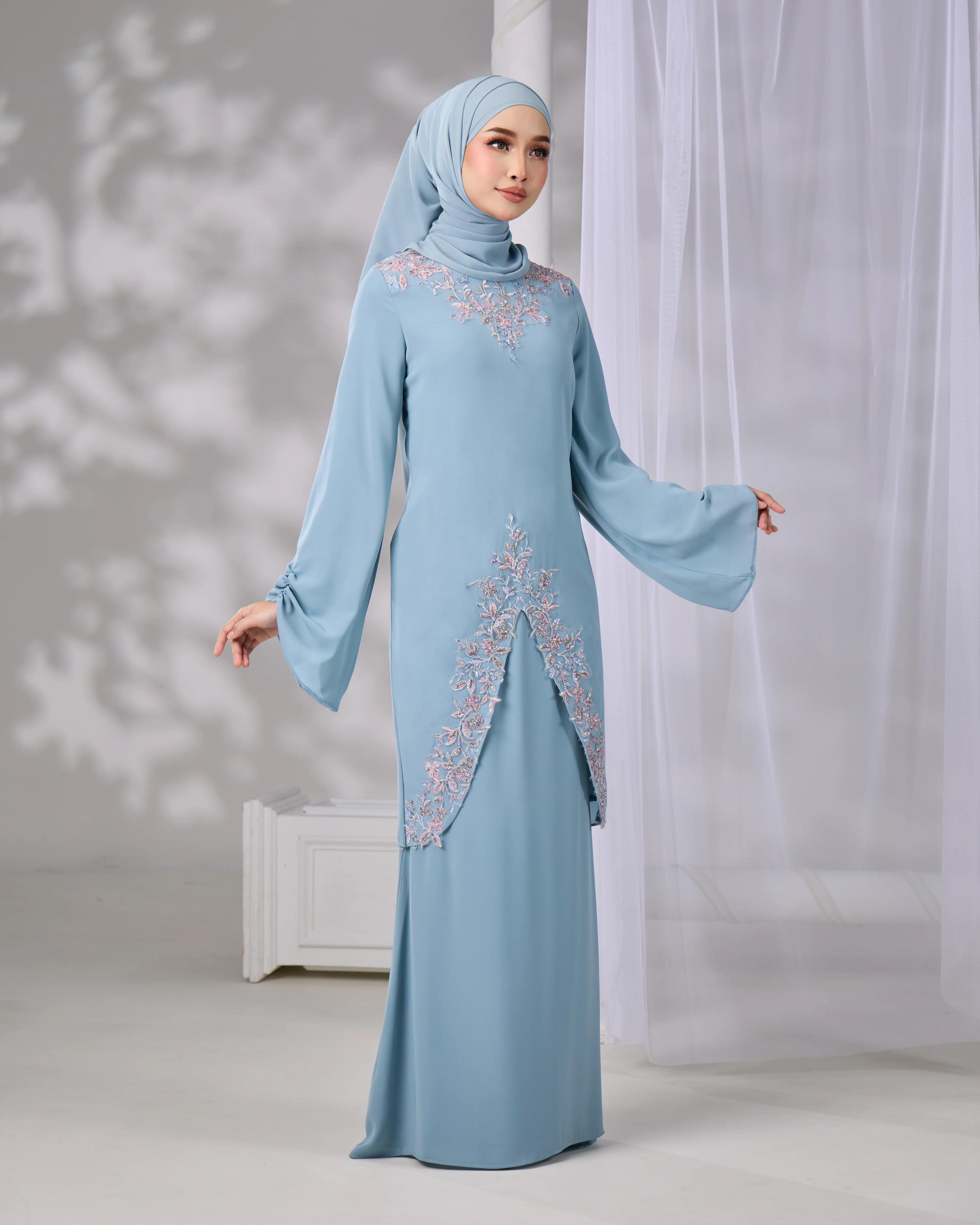 THALINA KURUNG (MISTY BLUE) - Image 3