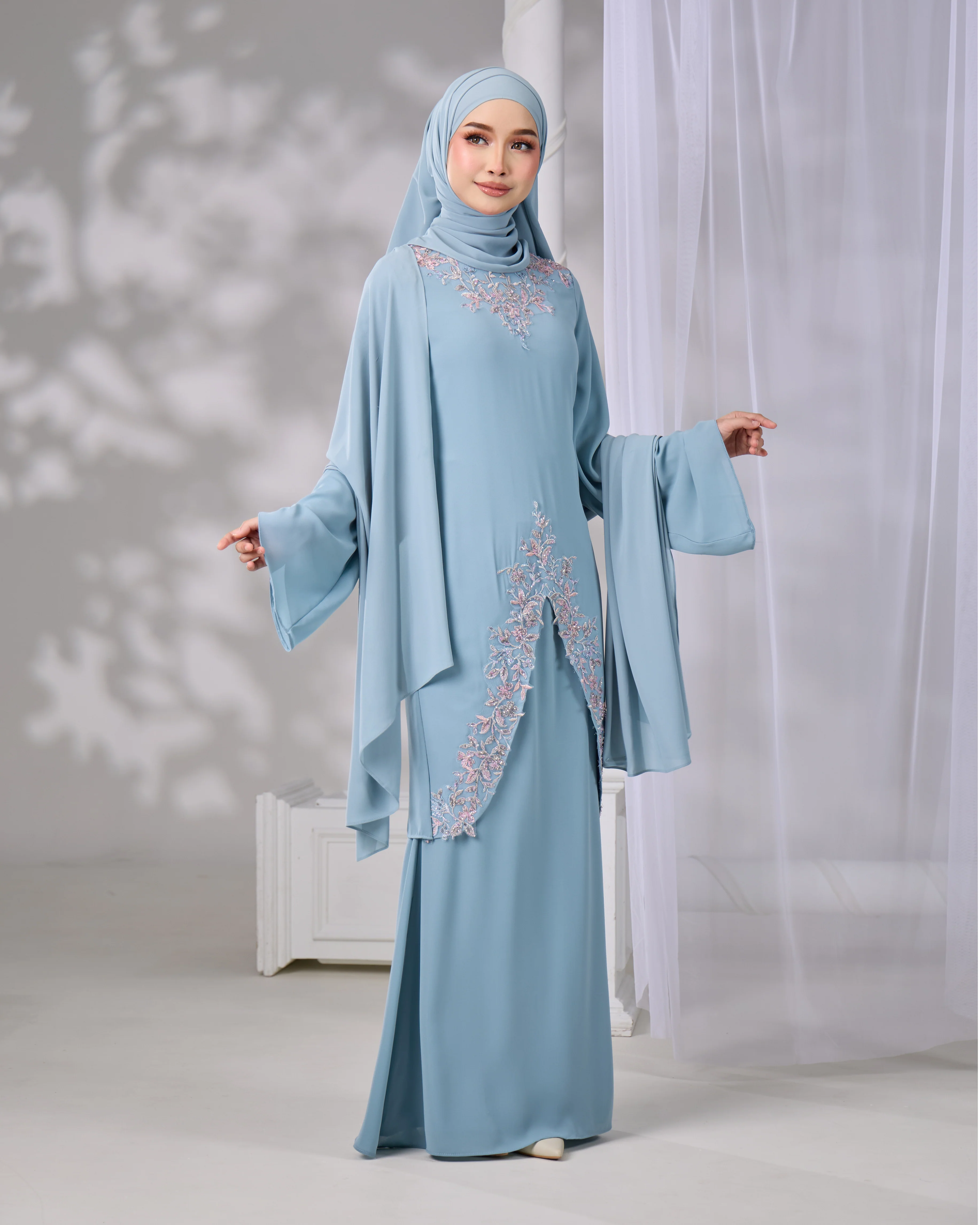 THALINA KURUNG (MISTY BLUE) - Image 4