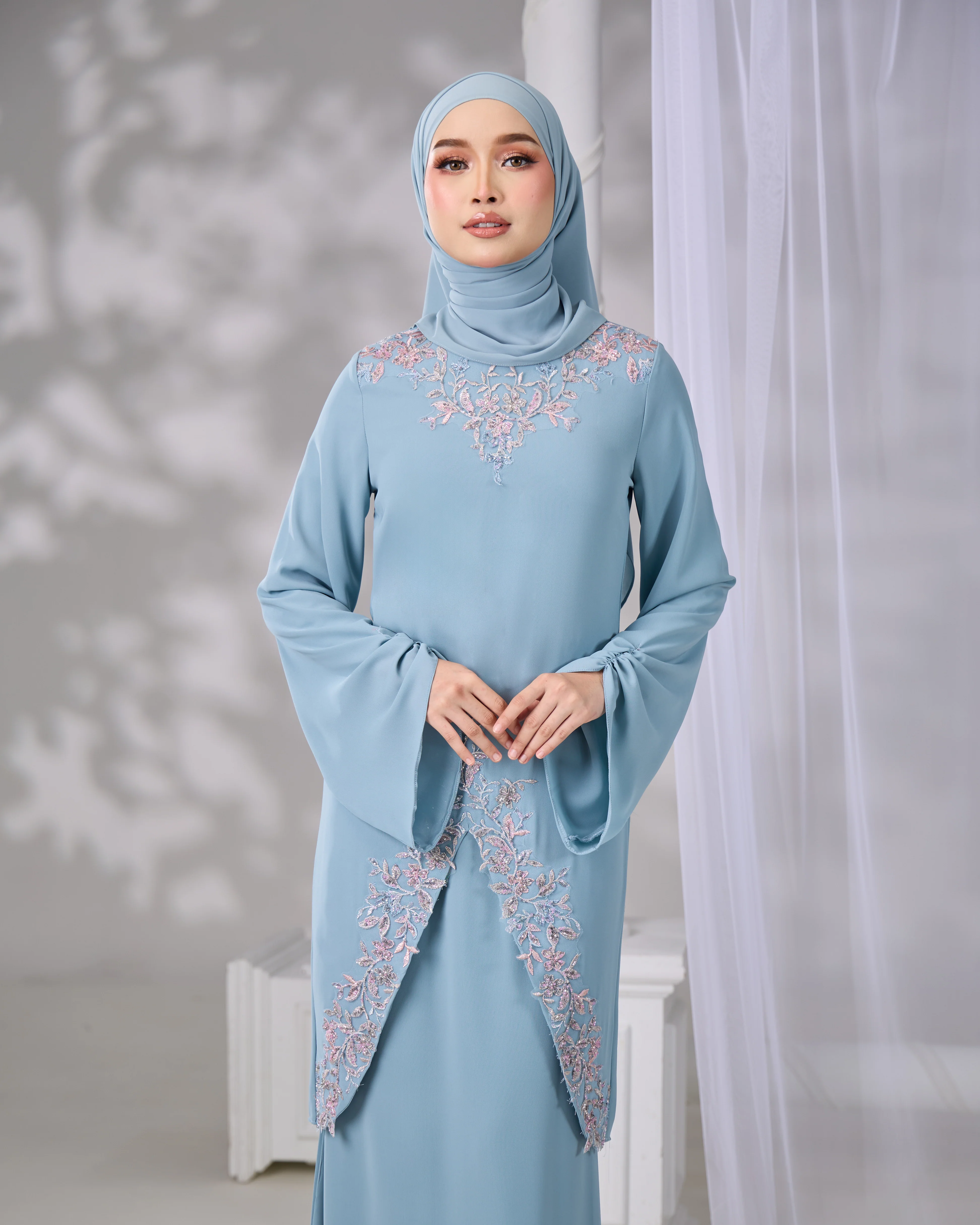 THALINA KURUNG (MISTY BLUE) - Image 9