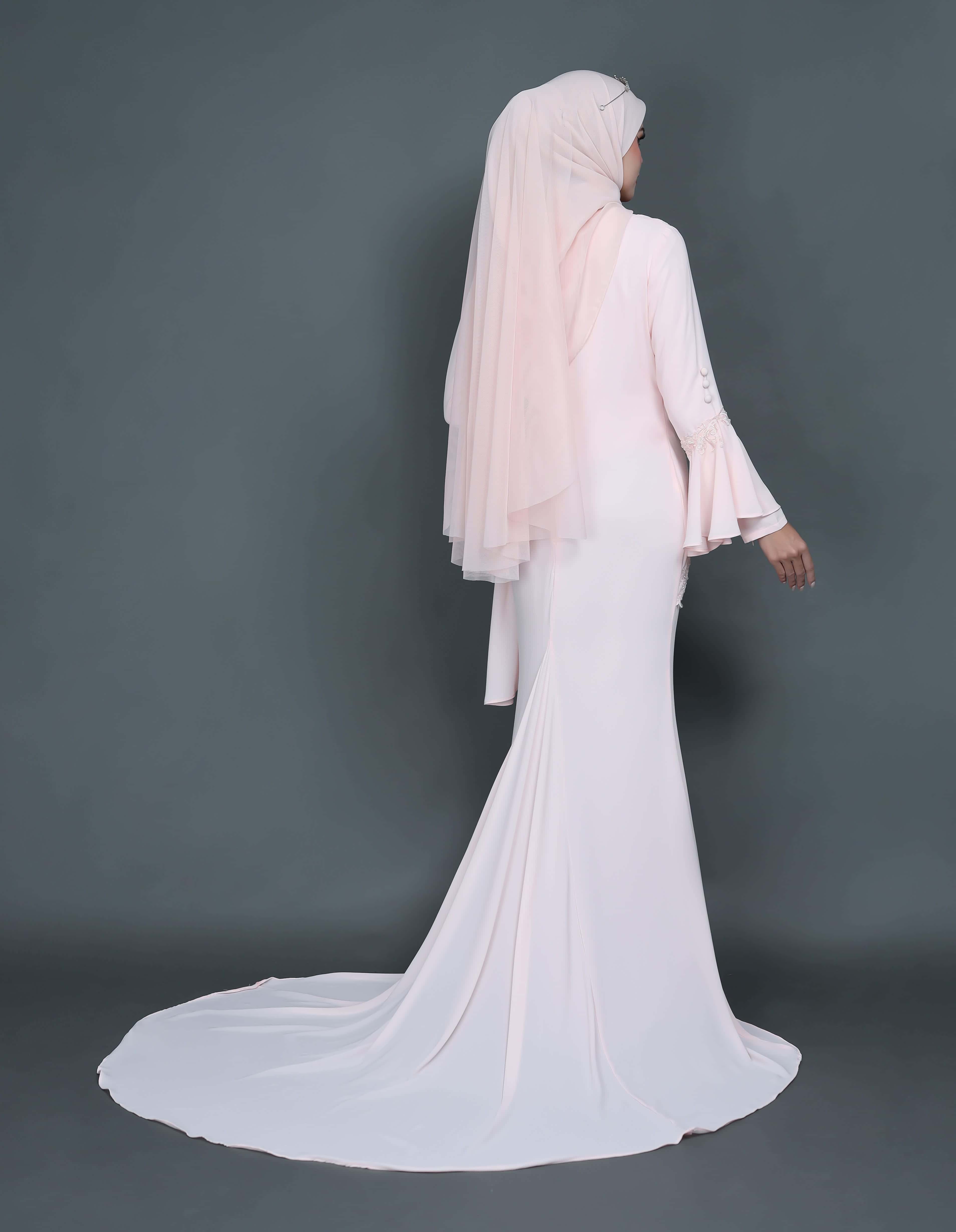 TRISYA DRESS (PEACH) - Image 6