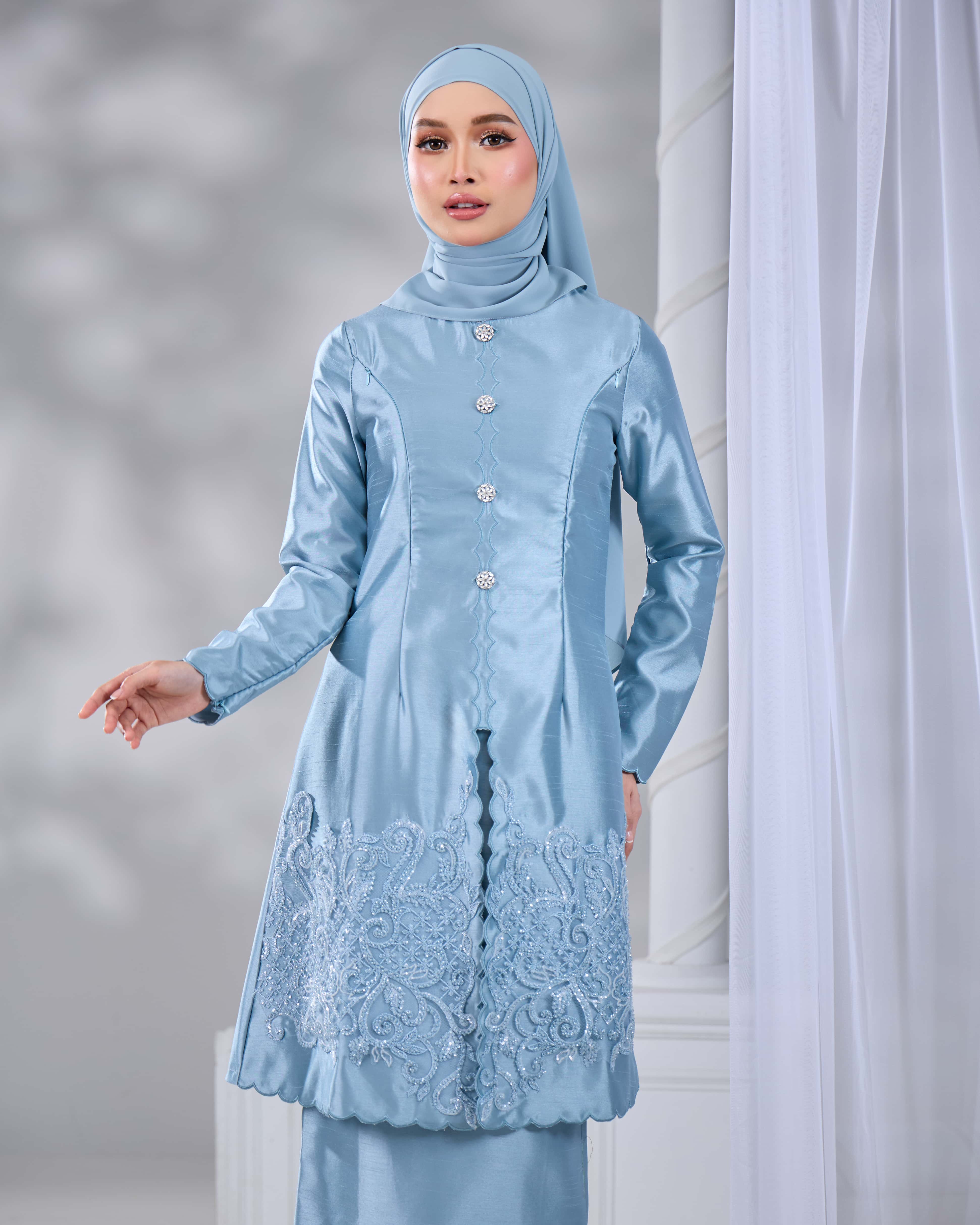 WARDANI KURUNG (MISTY BLUE) - Image 5