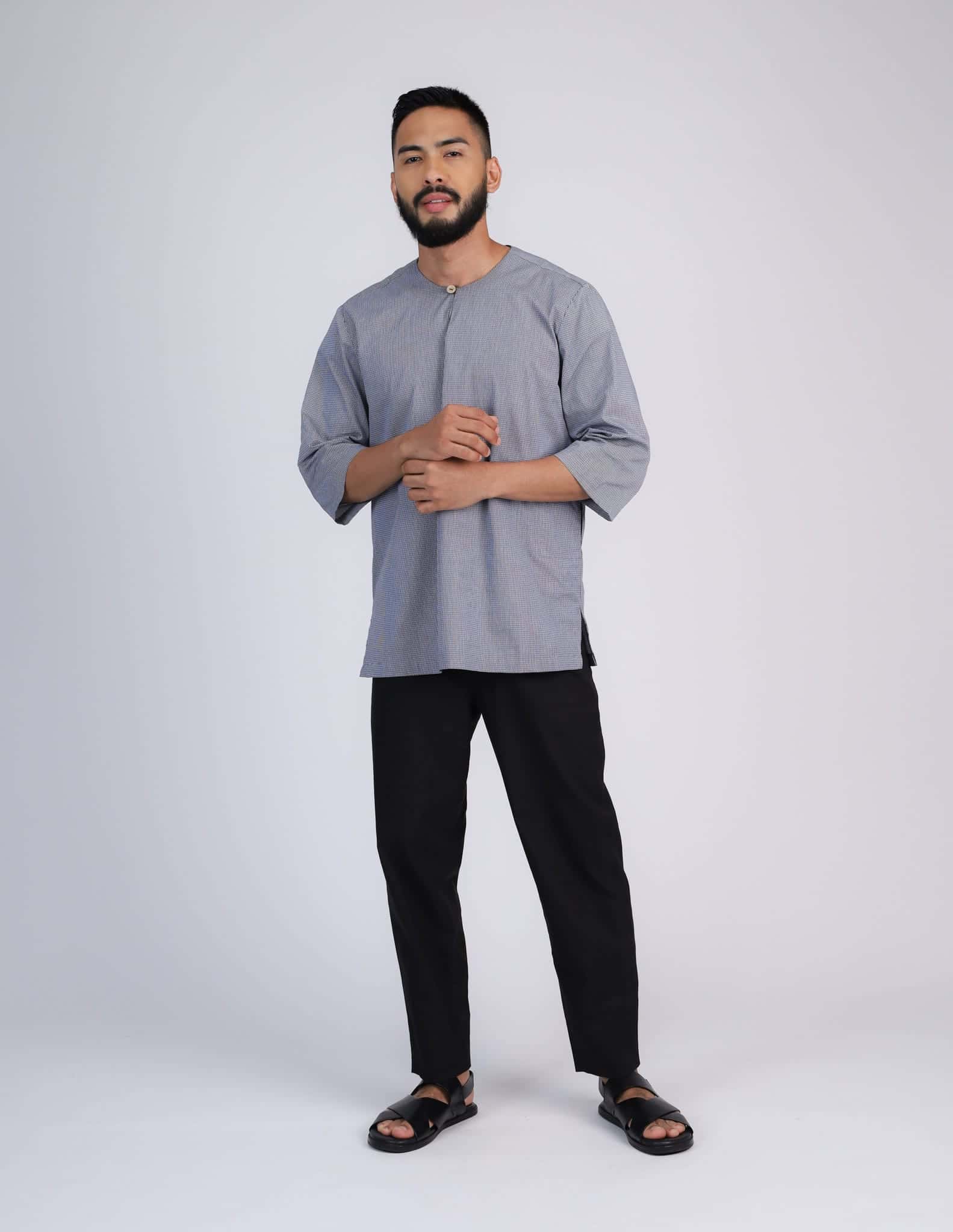 ZAFAR KURTA (BLACK) - Image 5