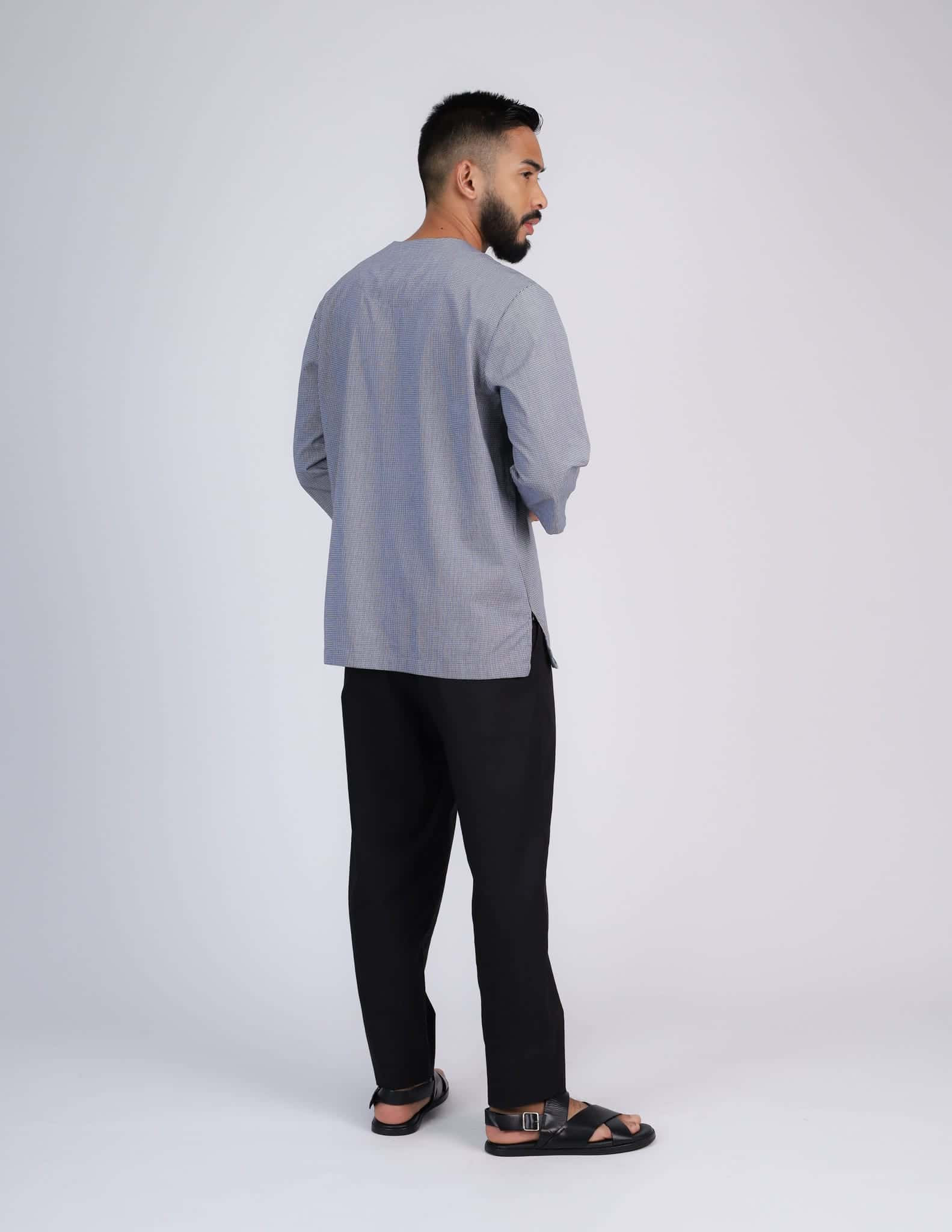 ZAFAR KURTA (BLACK) - Image 7