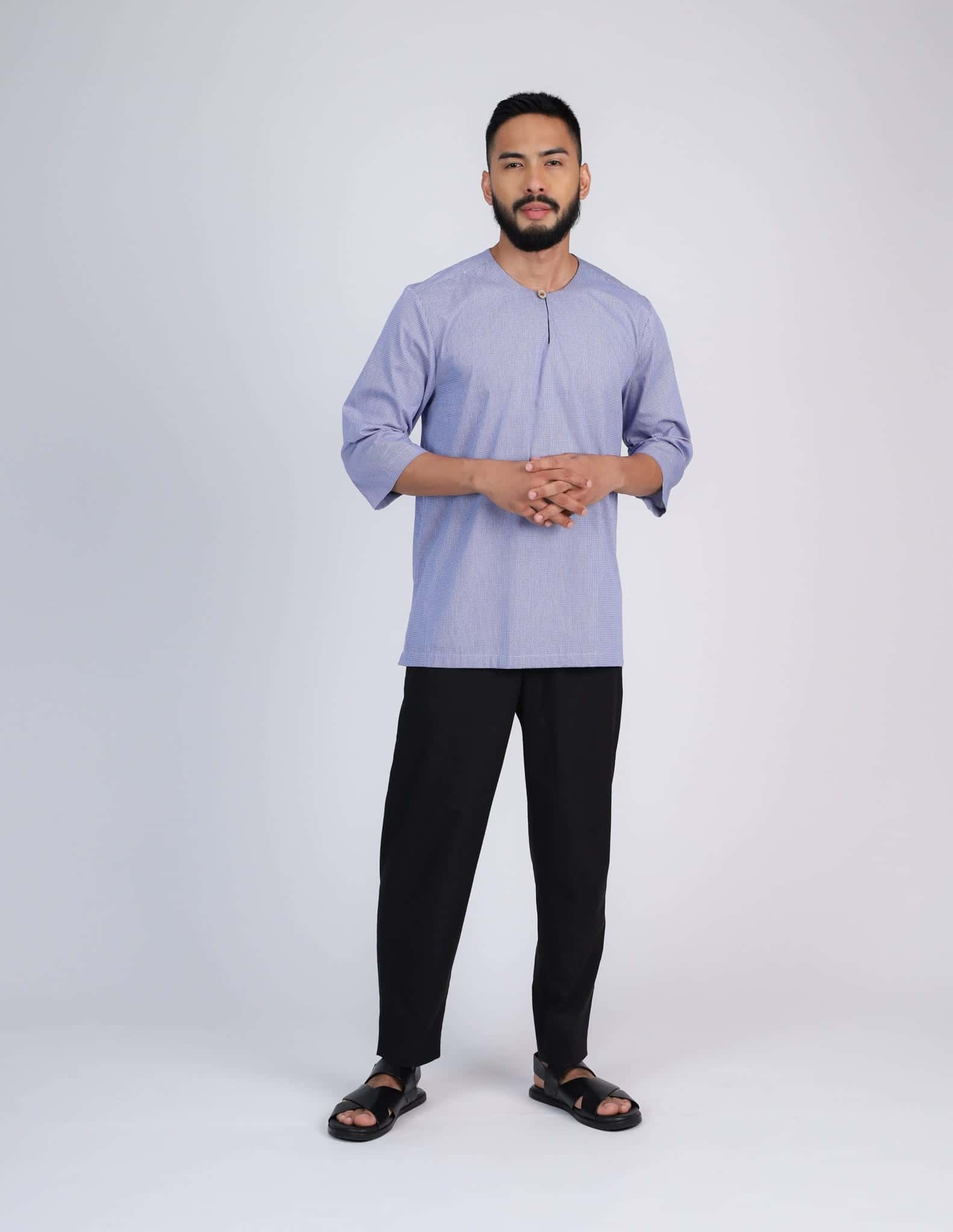 ZAFAR KURTA (SKY BLUE) - Image 3