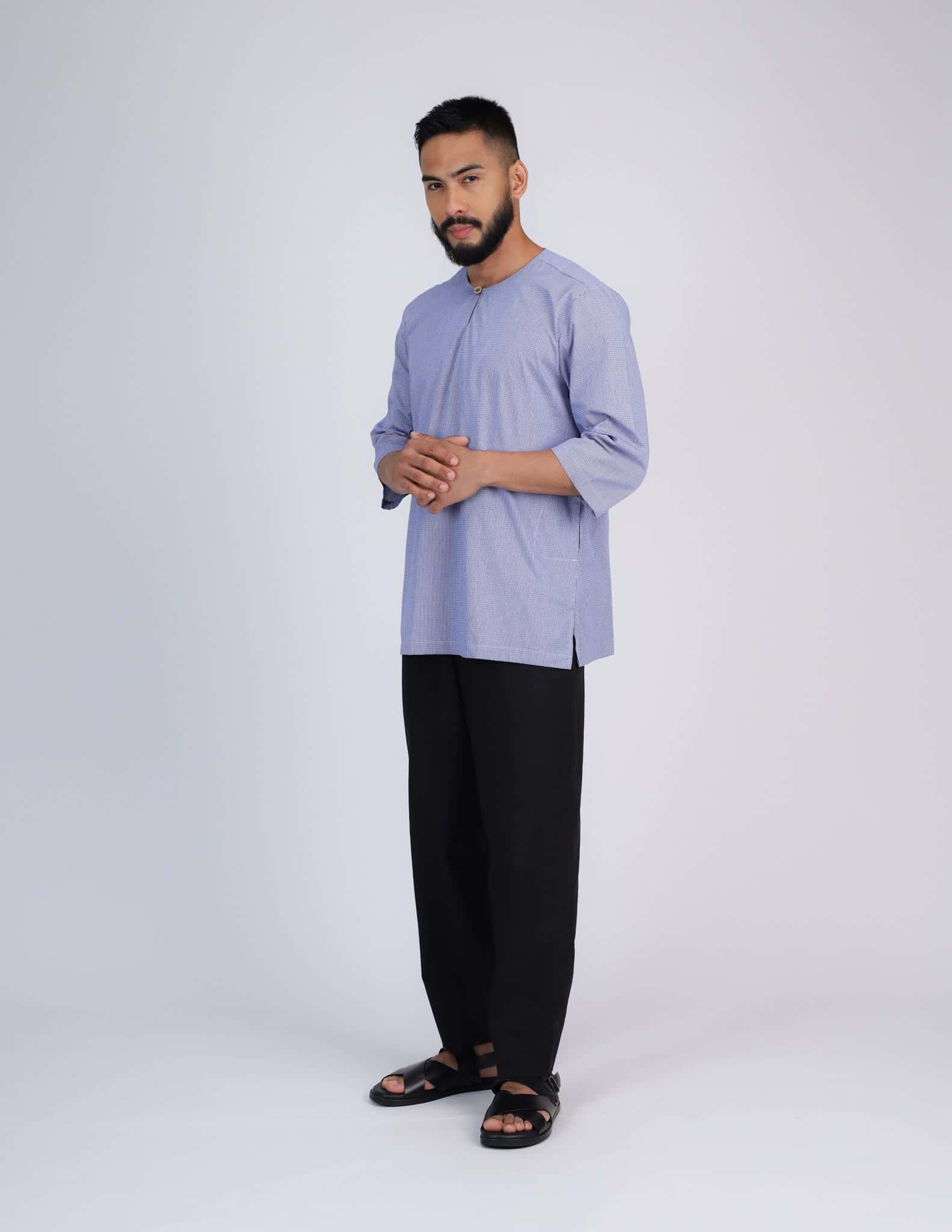 ZAFAR KURTA (SKY BLUE) - Image 5